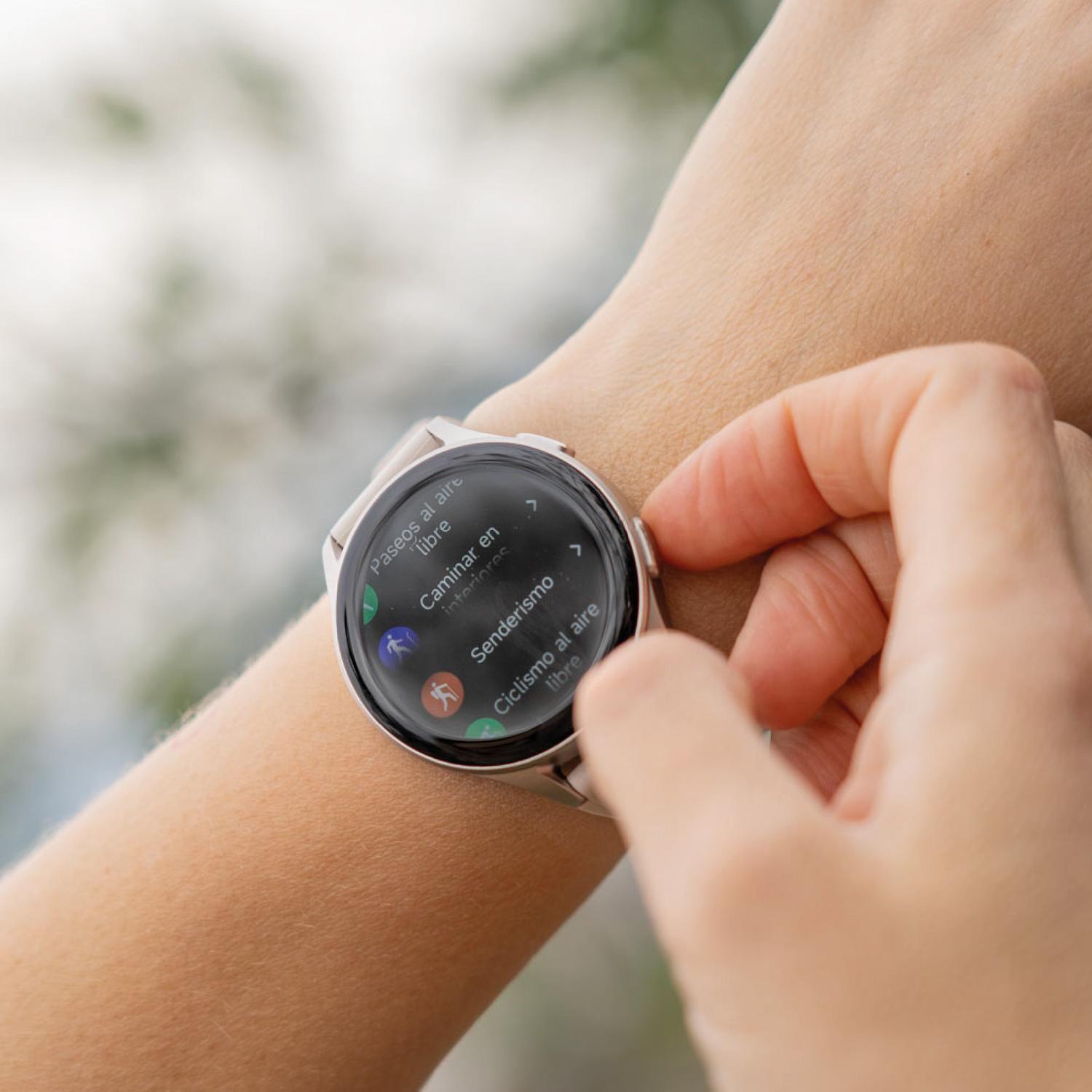 Reloj Smartwatch Lhotse Vibe 05 GPS Cream 42mm-2