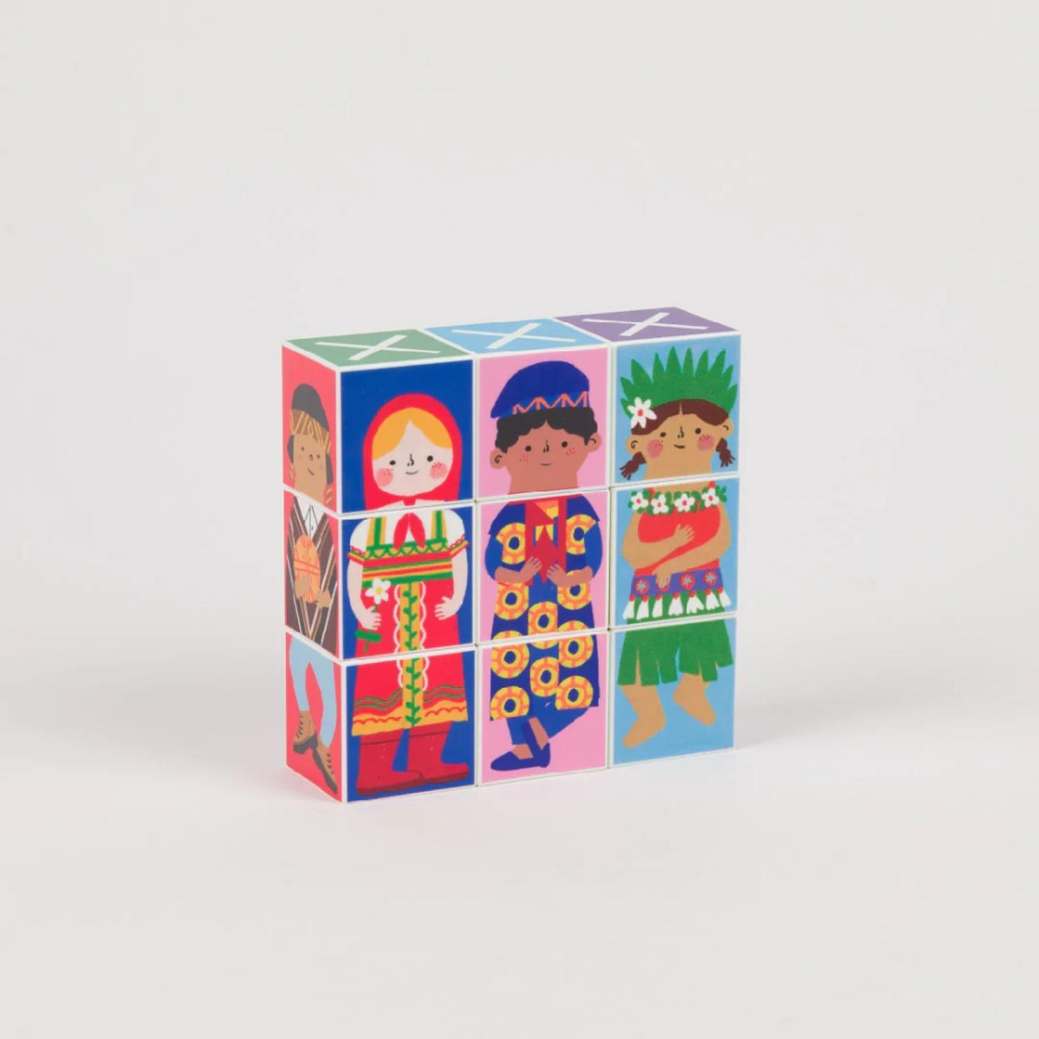 Juego de Memoria Tradiciones y Trabajos Cube it! Imanix-3