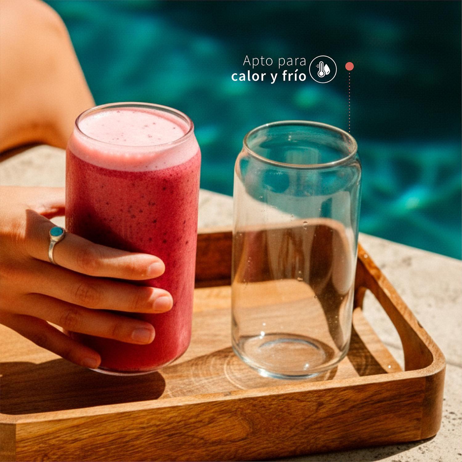 Set 6 Vasos Vidrio Borosilicato 550 ml Simplit-4