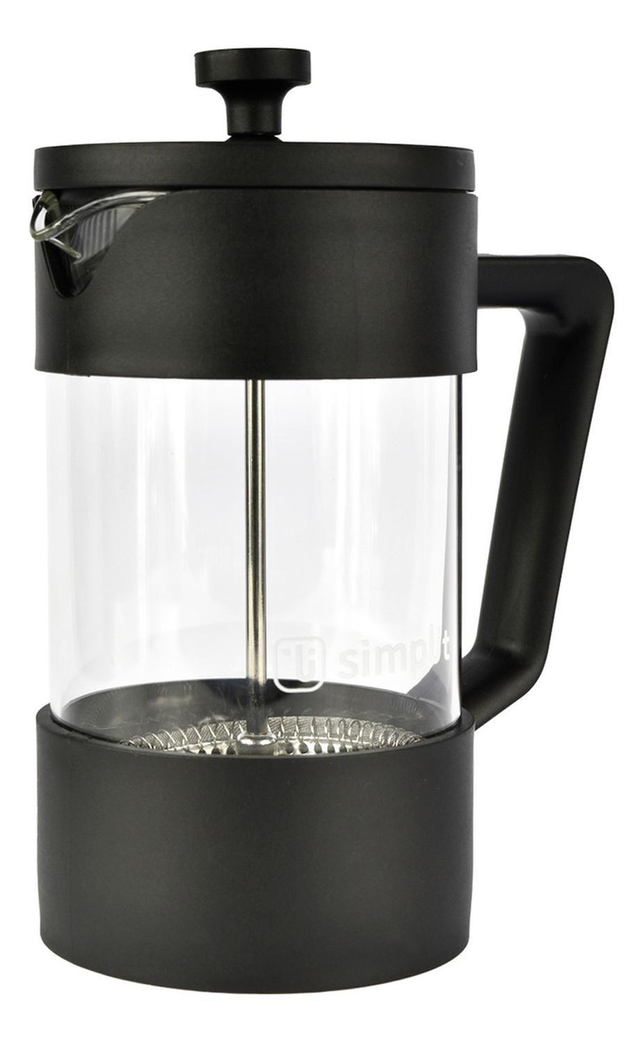 Cafetera Prensa Francesa Negra 600 ml Simplit-4