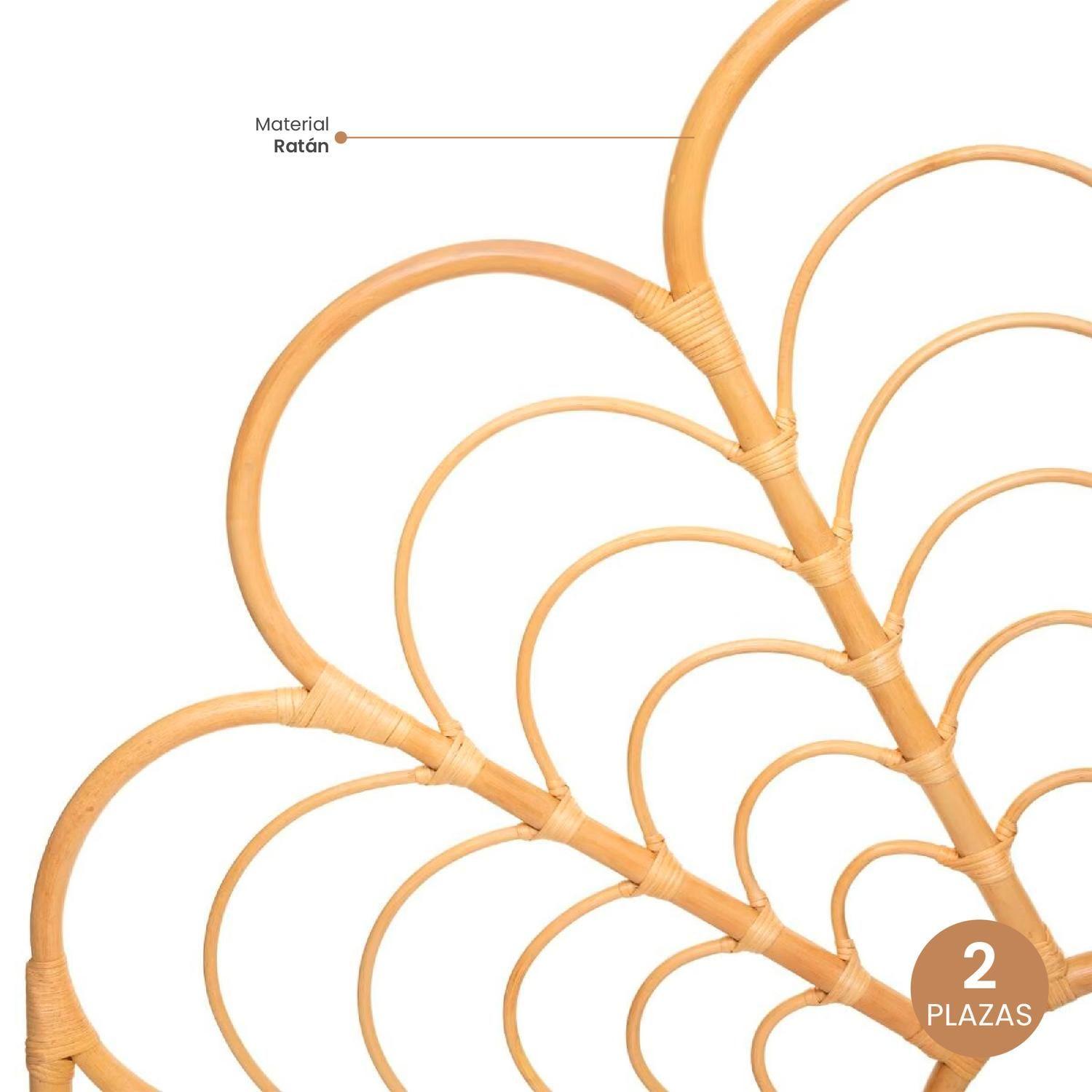 Respaldo de Cama Ratán Aoni 2 Plazas 160x140 cm Atmosphera-2