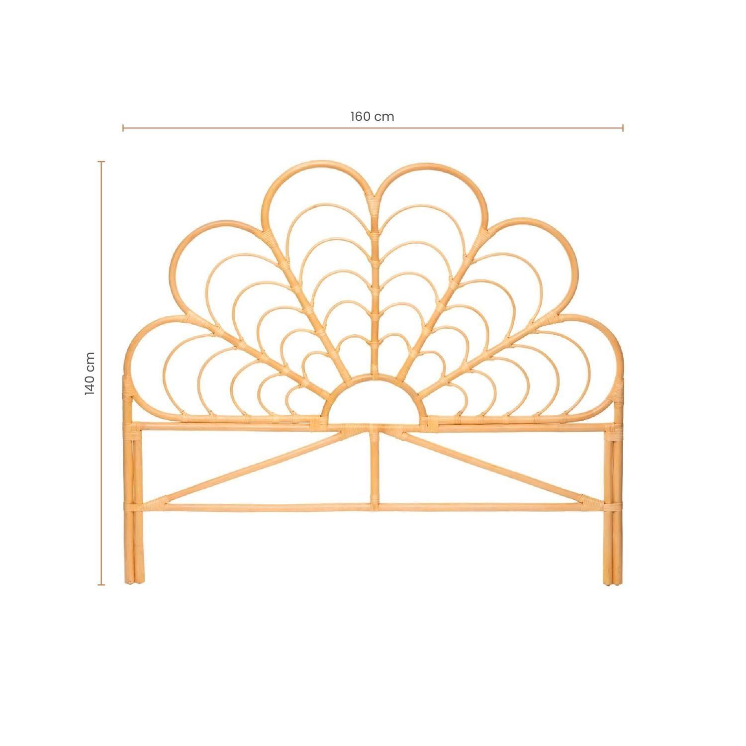 Respaldo de Cama Ratán Aoni 2 Plazas 160x140 cm Atmosphera-4