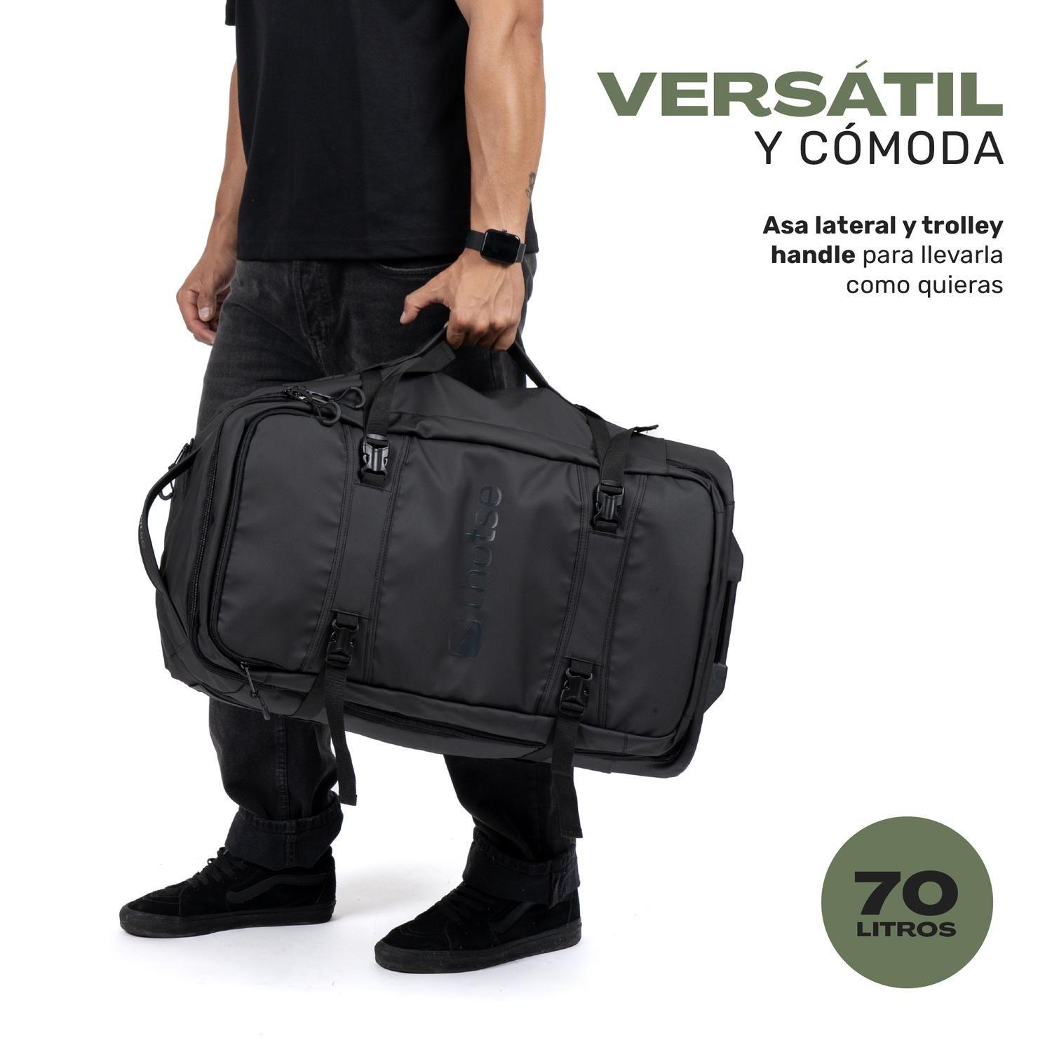 Maleta Bolso Trolly Expedition Duffel 70lts Black-2