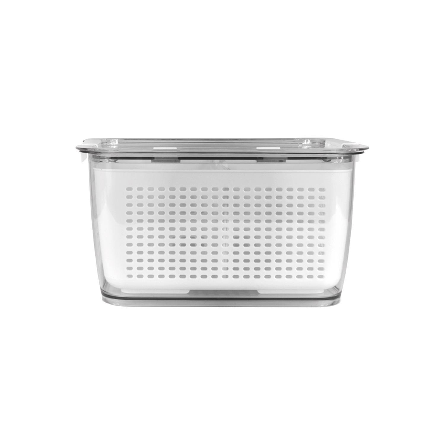 Organizador Refrigerador con Cesta Mediana Simplit-5