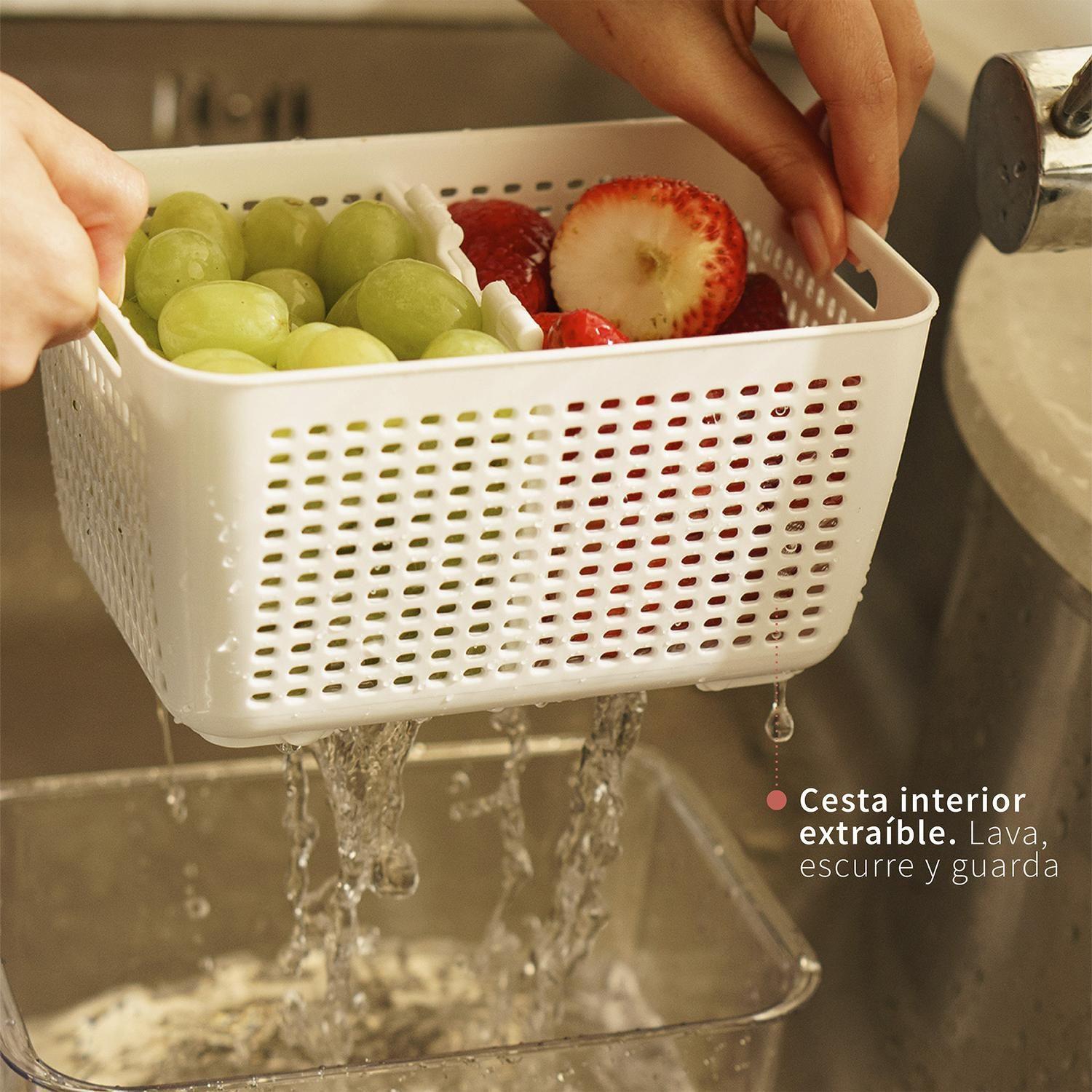 Organizador Refrigerador con Cesta M Simplit-3