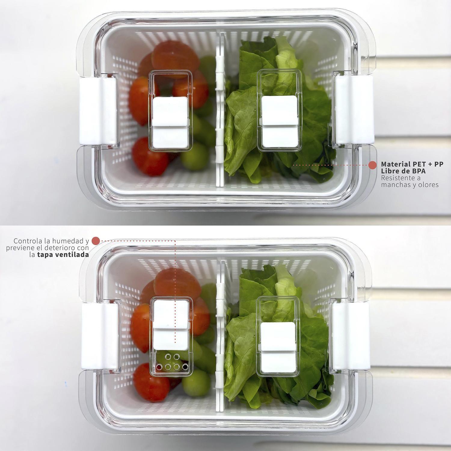 Organizador Refrigerador con Cesta M Simplit-4