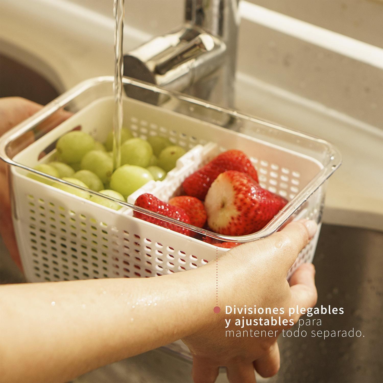 Organizador Refrigerador con Cesta M Simplit-6