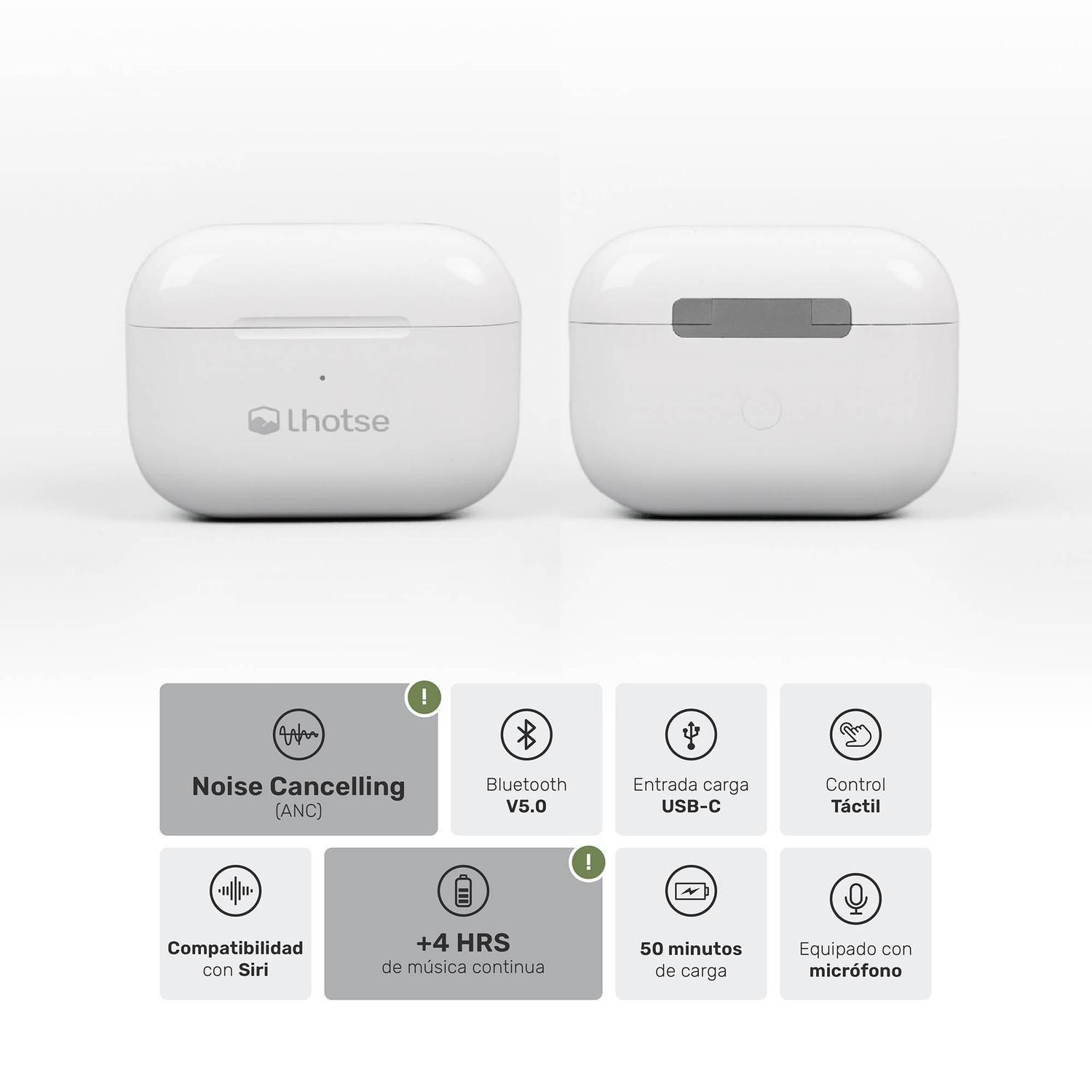 Audífonos Lhotse RM7 Pro Inalámbrico Blanco-2