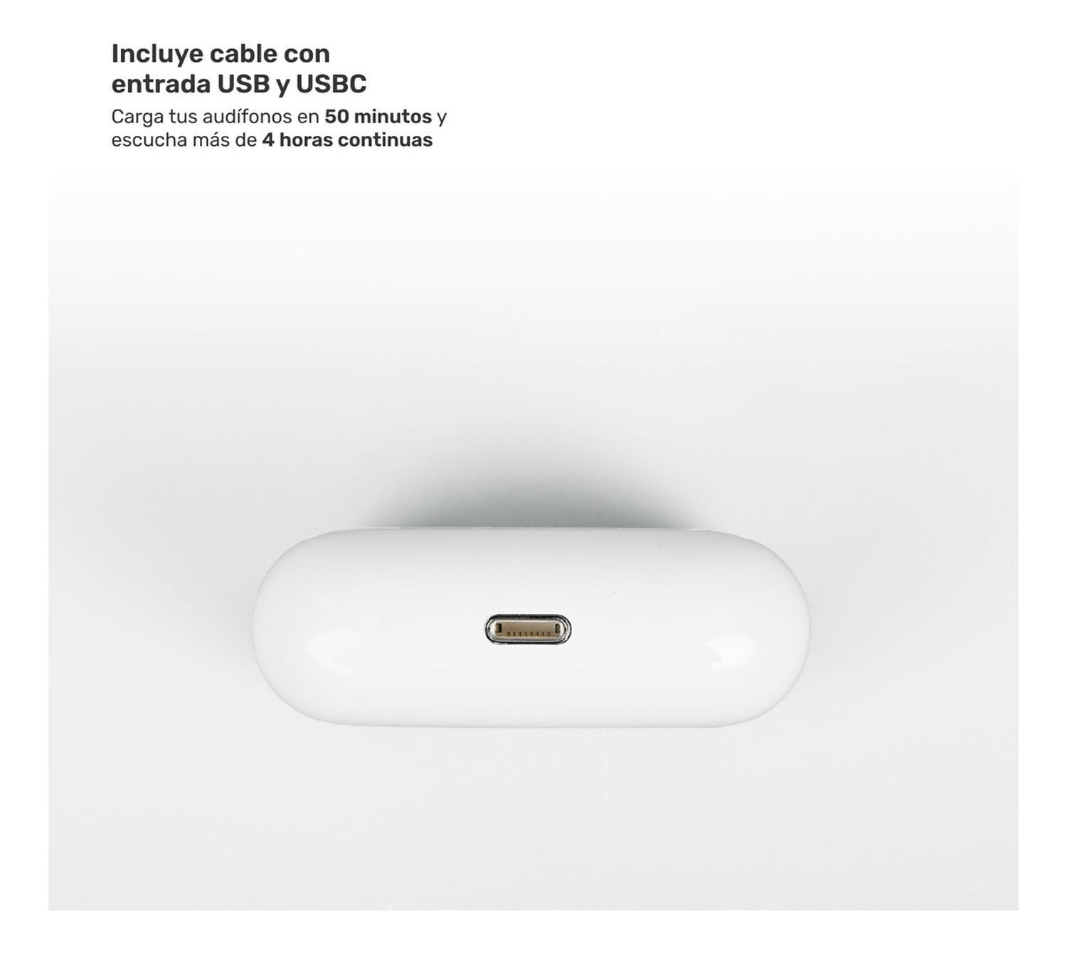 Pack Smartwatch Lhotse Vibe 05 Cream + Audífonos Blanco-6