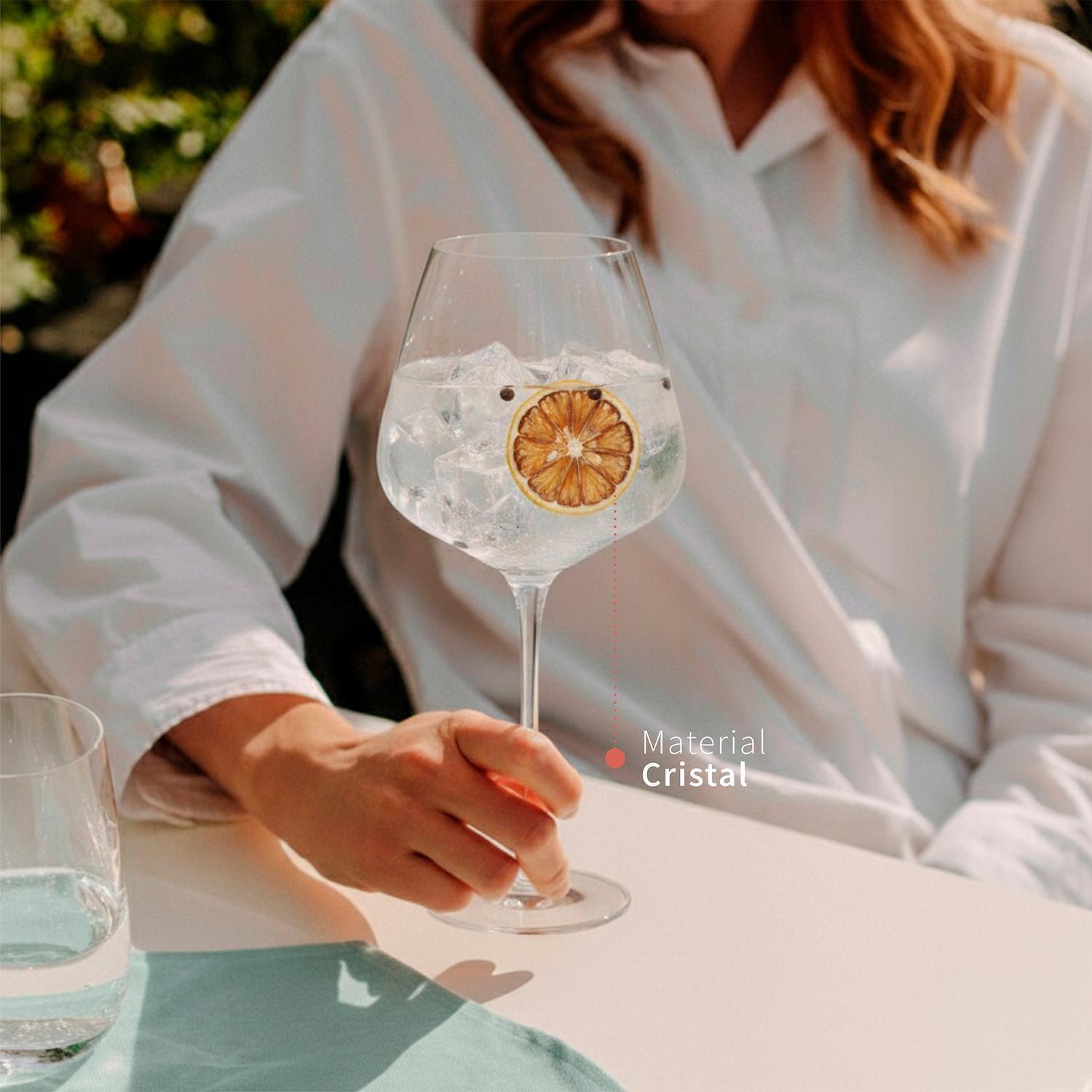 Set 6 Copas Gin 650ml Cristal London Simplit-3