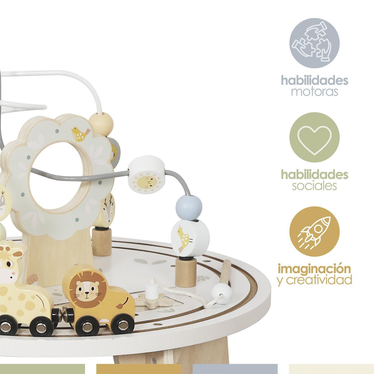 Mesa Infantil Aprendizaje Didactica 7 en 1 Montessori Bandú-2