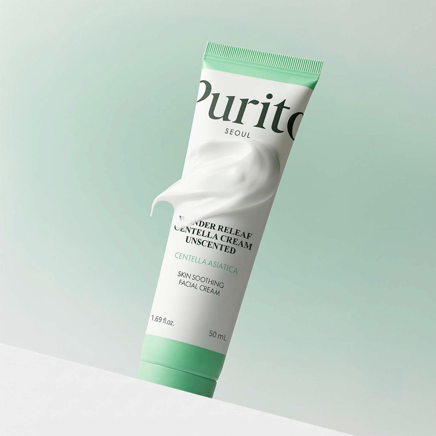 Crema Facial Centella 50ml Purito Wonder Releaf Sin Perfume-3