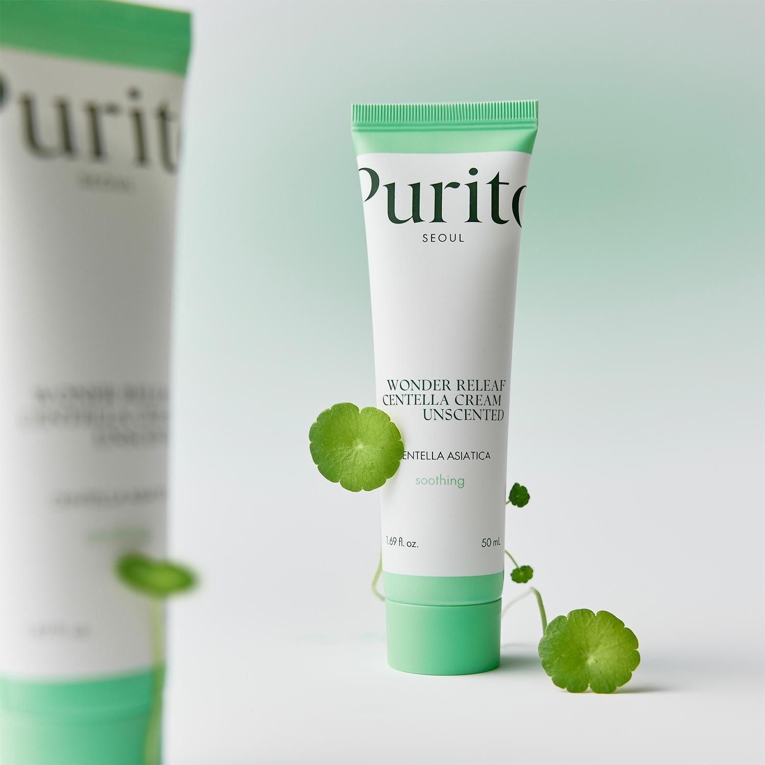 Crema Facial Centella 50ml Purito Wonder Releaf Sin Perfume-6