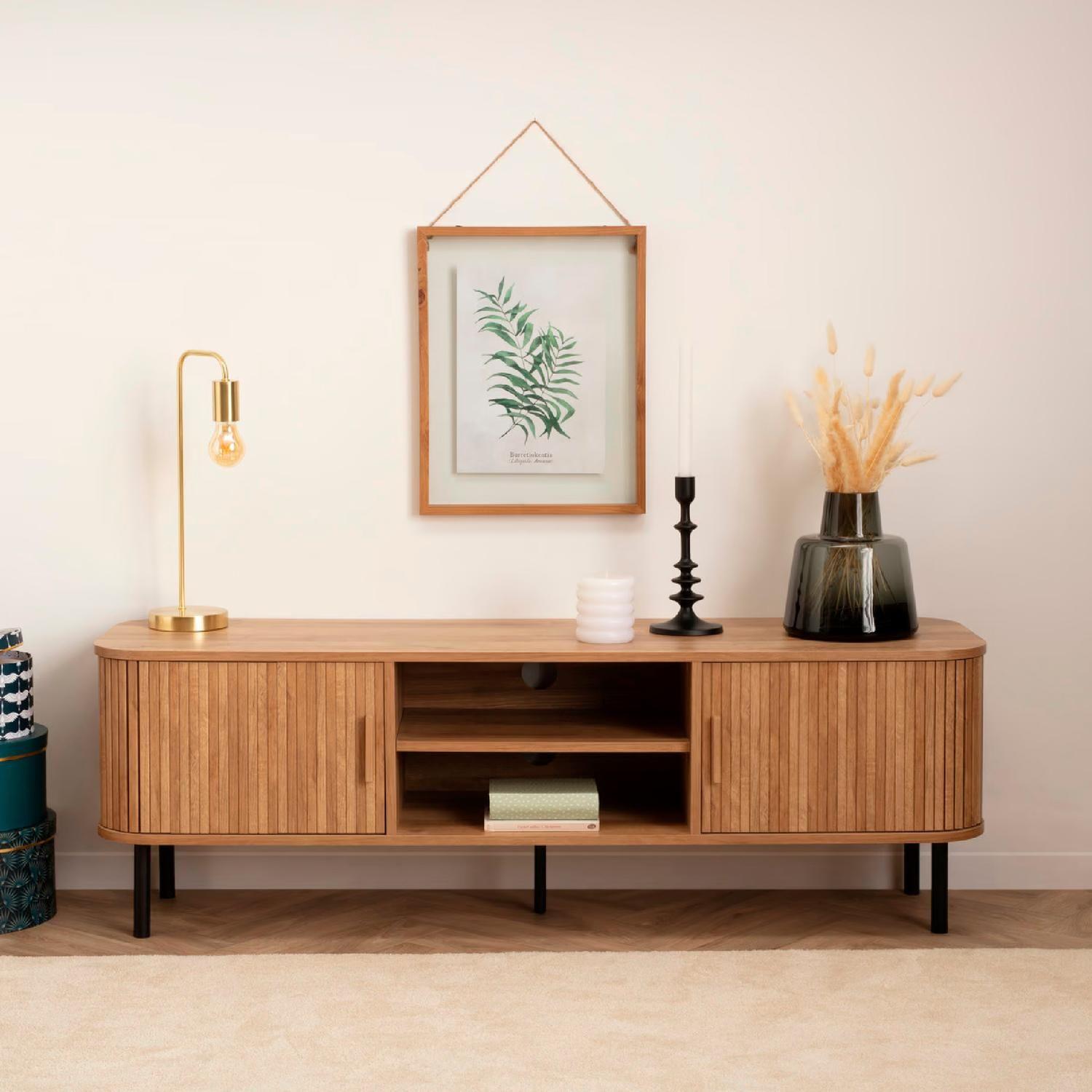 Rack Tv Madera Colva 2 Puertas 140x40x46 cm Atmosphera-3