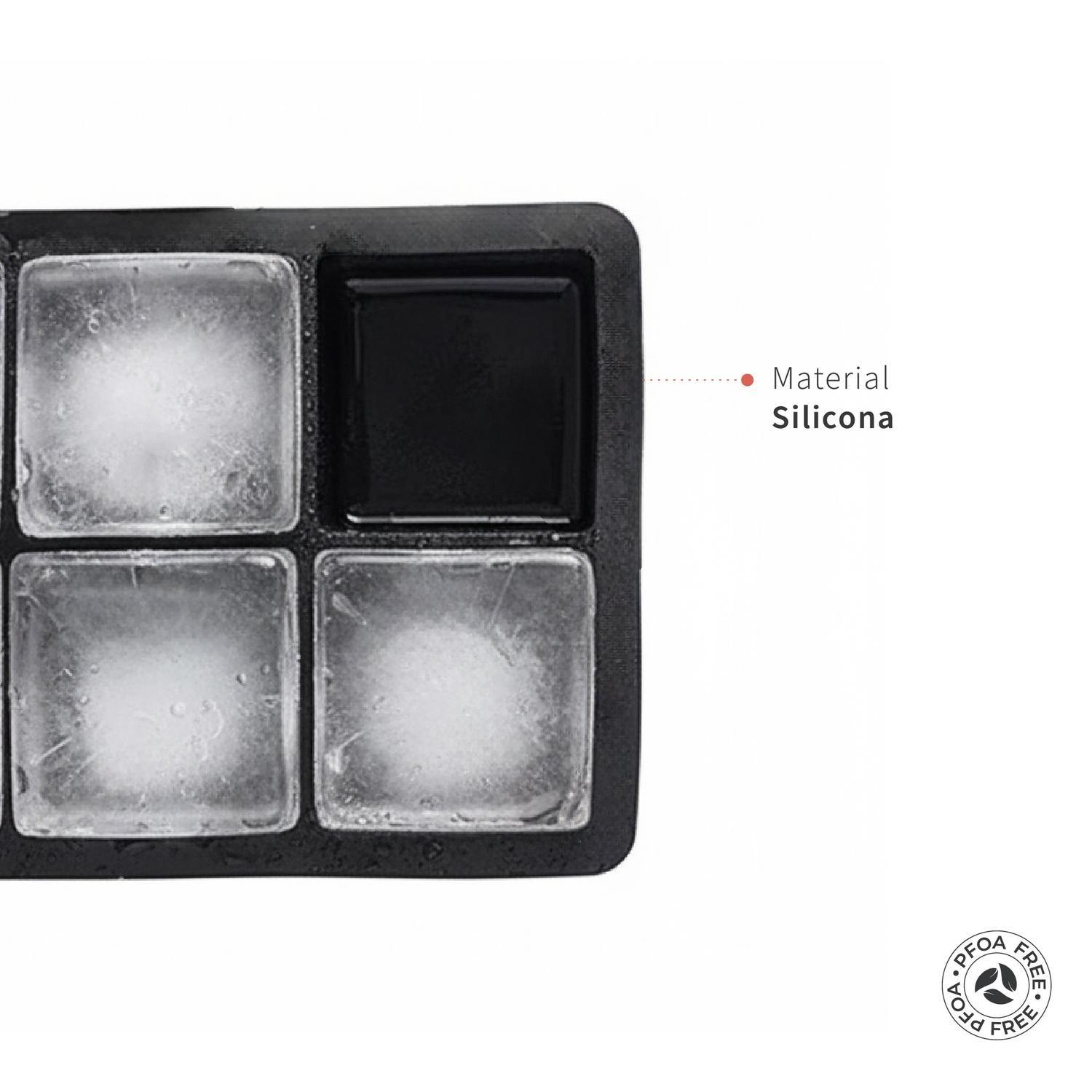 Cubeta de Hielo Silicona 6 Hielos Grandes Simplit-2