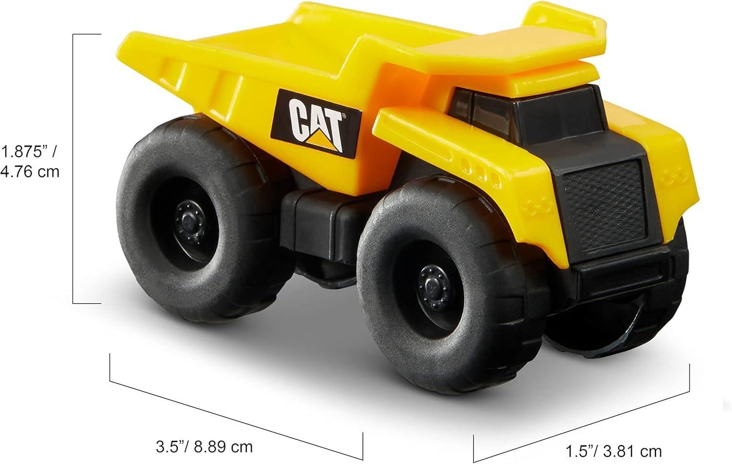 Set 5 Autos Mini Machines Colección CAT-4