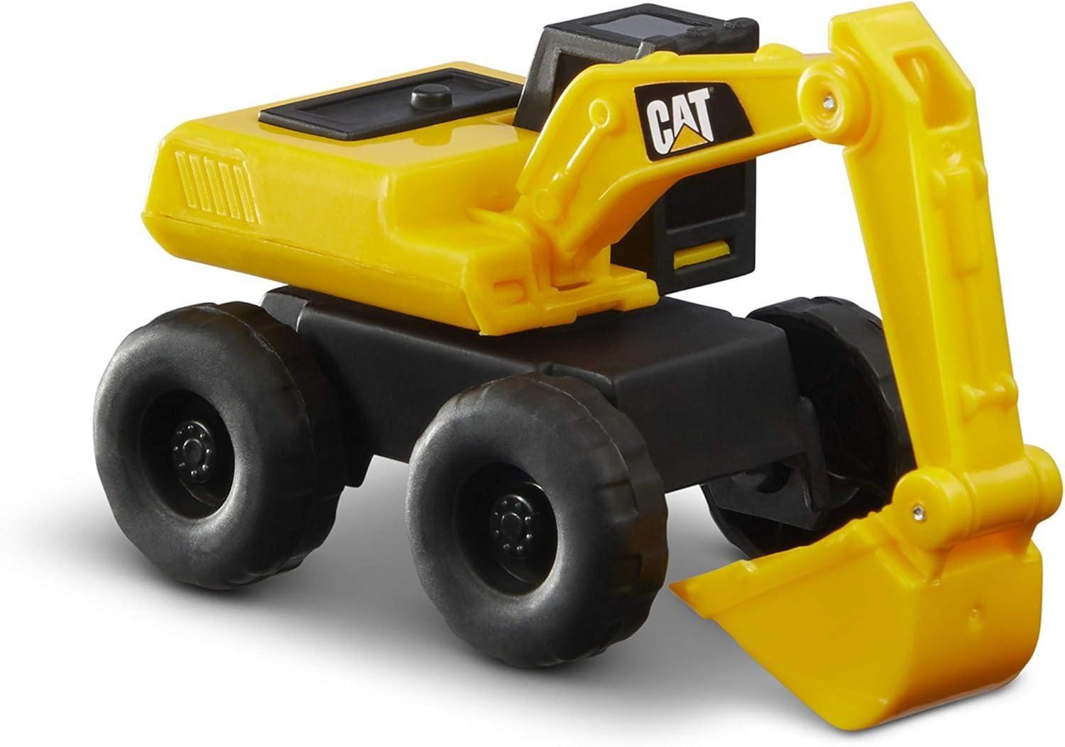 Set 5 Autos Mini Machines Colección CAT-5