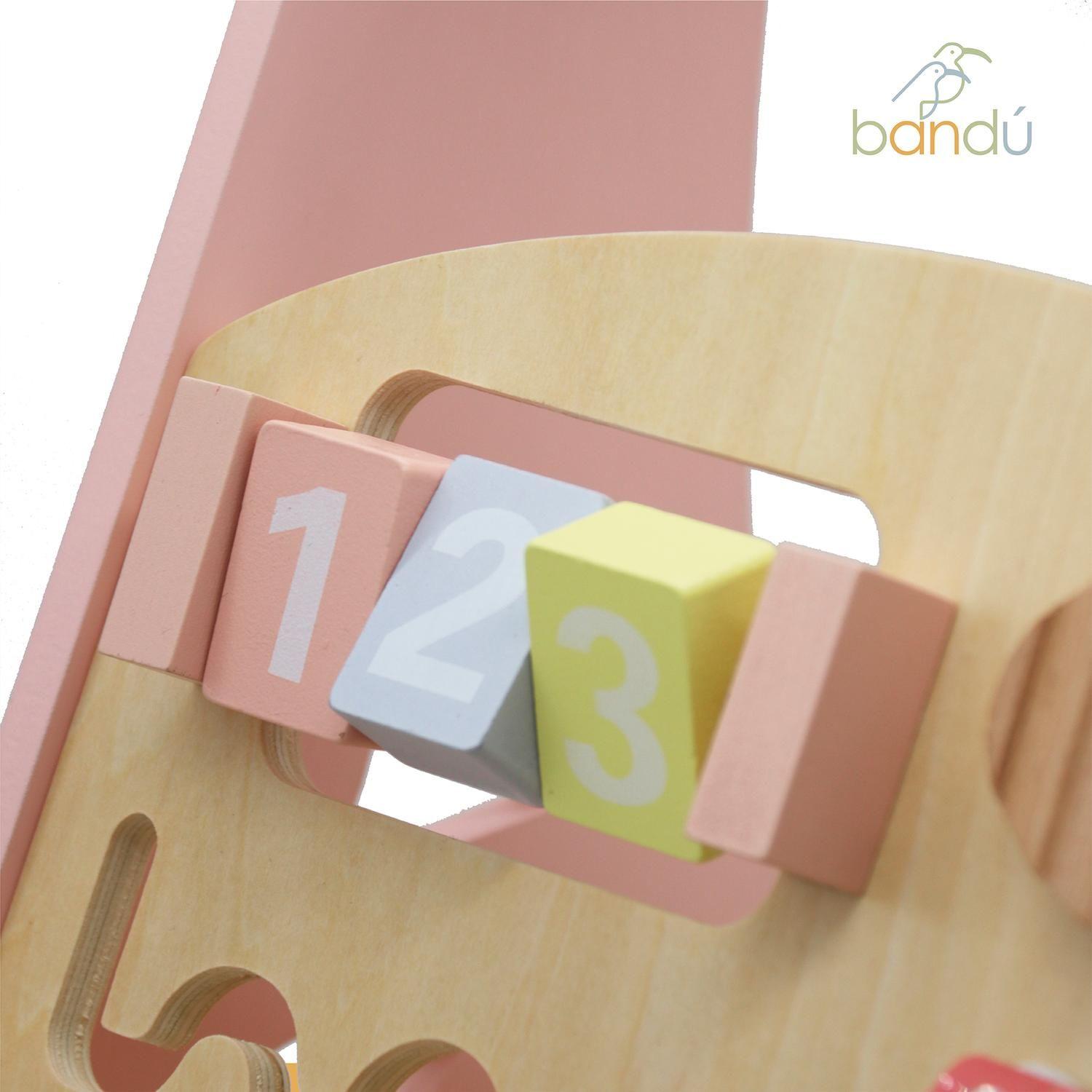 Andador Correpasillos Bebe Didáctico Madera Bandú-6