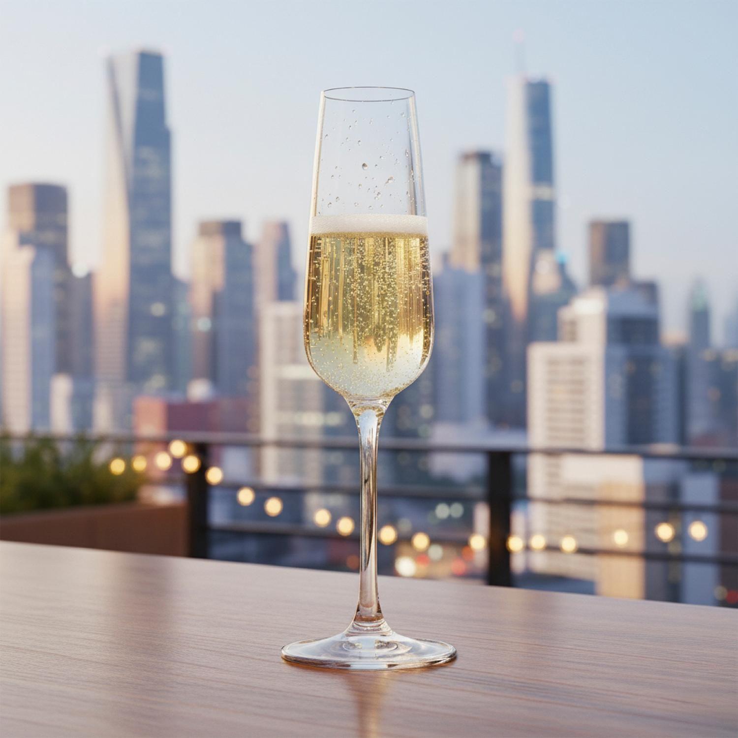 Set 6 Copas Espumante 200ml Cristal Monaco Simplit-4