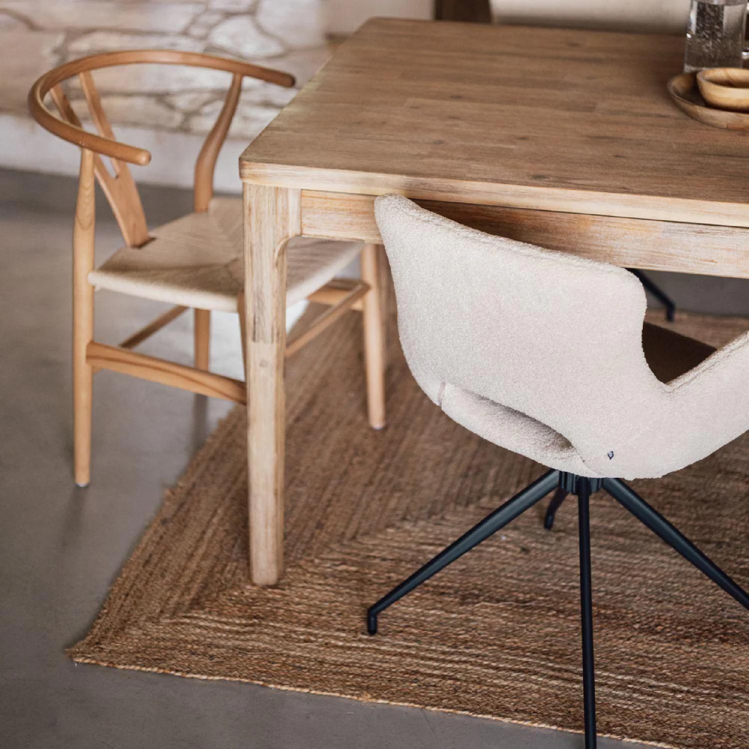 Alfombra Decorativa de Yute Natura 160x230 cm Atmosphera-3