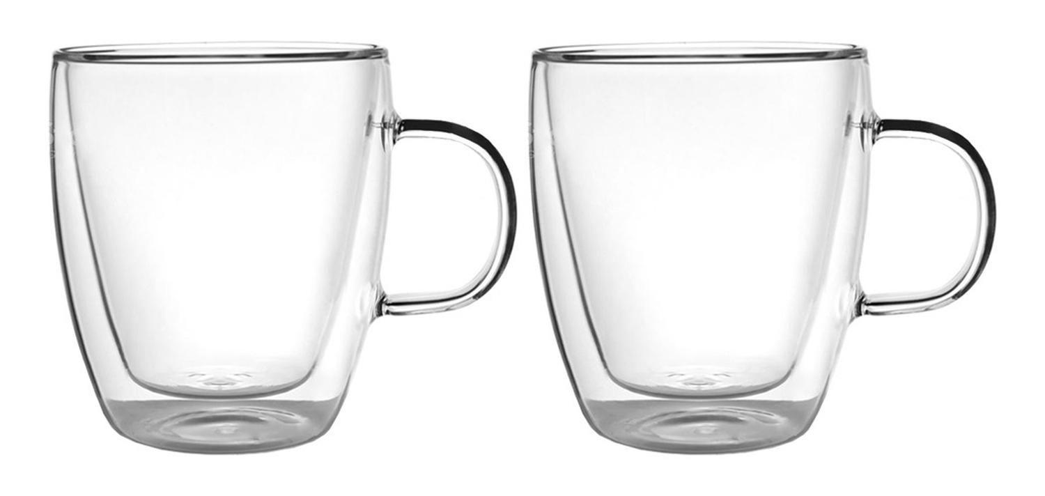 Set 4 Tazas de Vidrio Doble Pared 350 ml Simplit-3