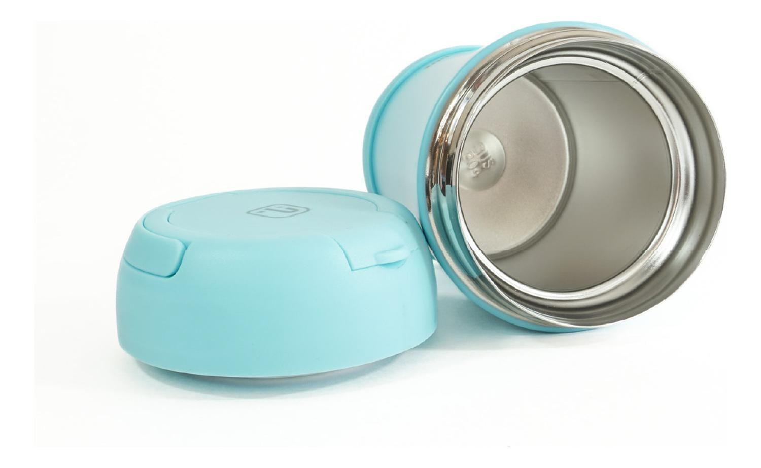 Pack 2 Termos de Comida 400ml Rosado y Azul Simplit-5