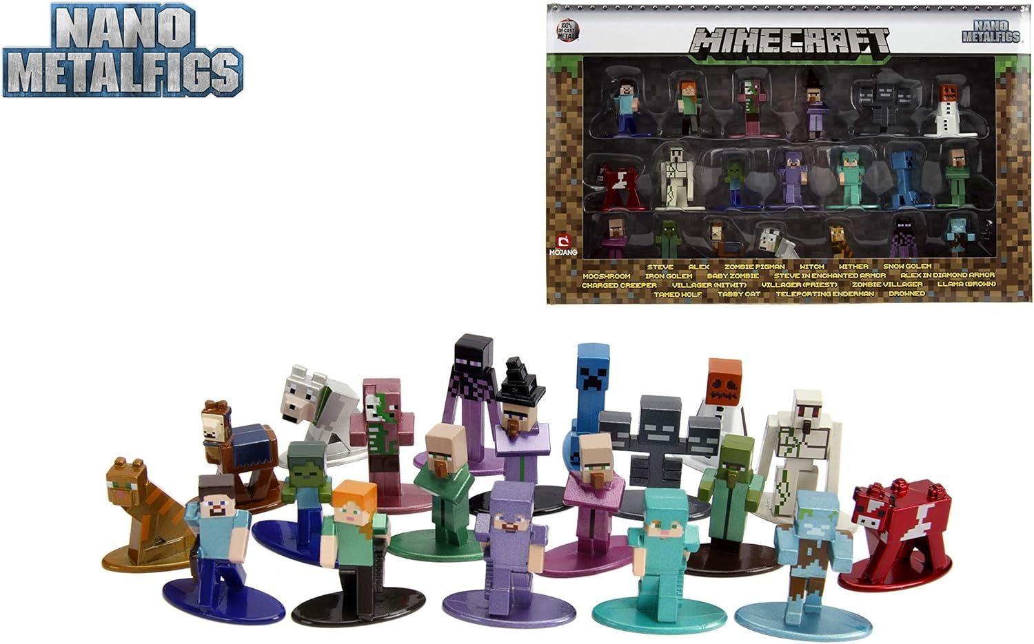 Mini Set 20 Figuras Minecraft 4 cm Jada-2