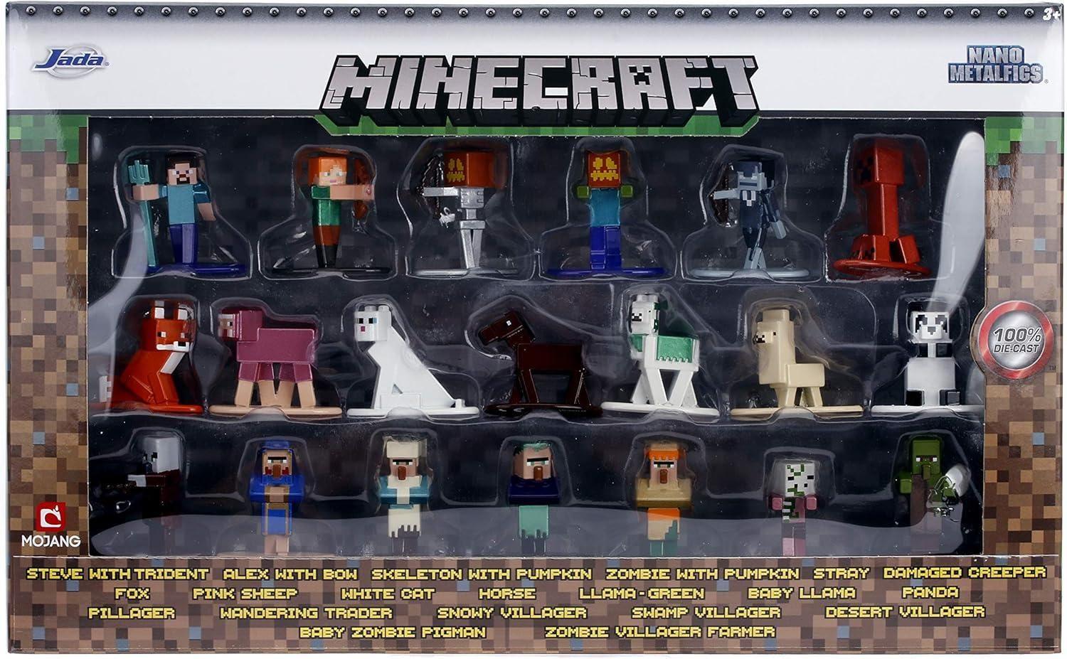 Mini Set 20 Figuras Minecraft 4 cm Jada-3