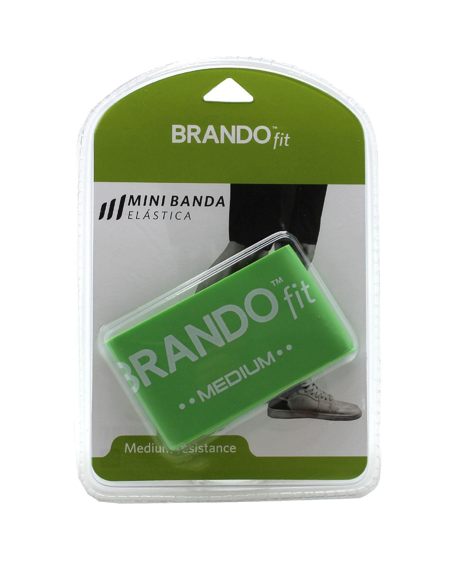 Banda Elástica Ejercicio Resistencia Media Brando Fit-0