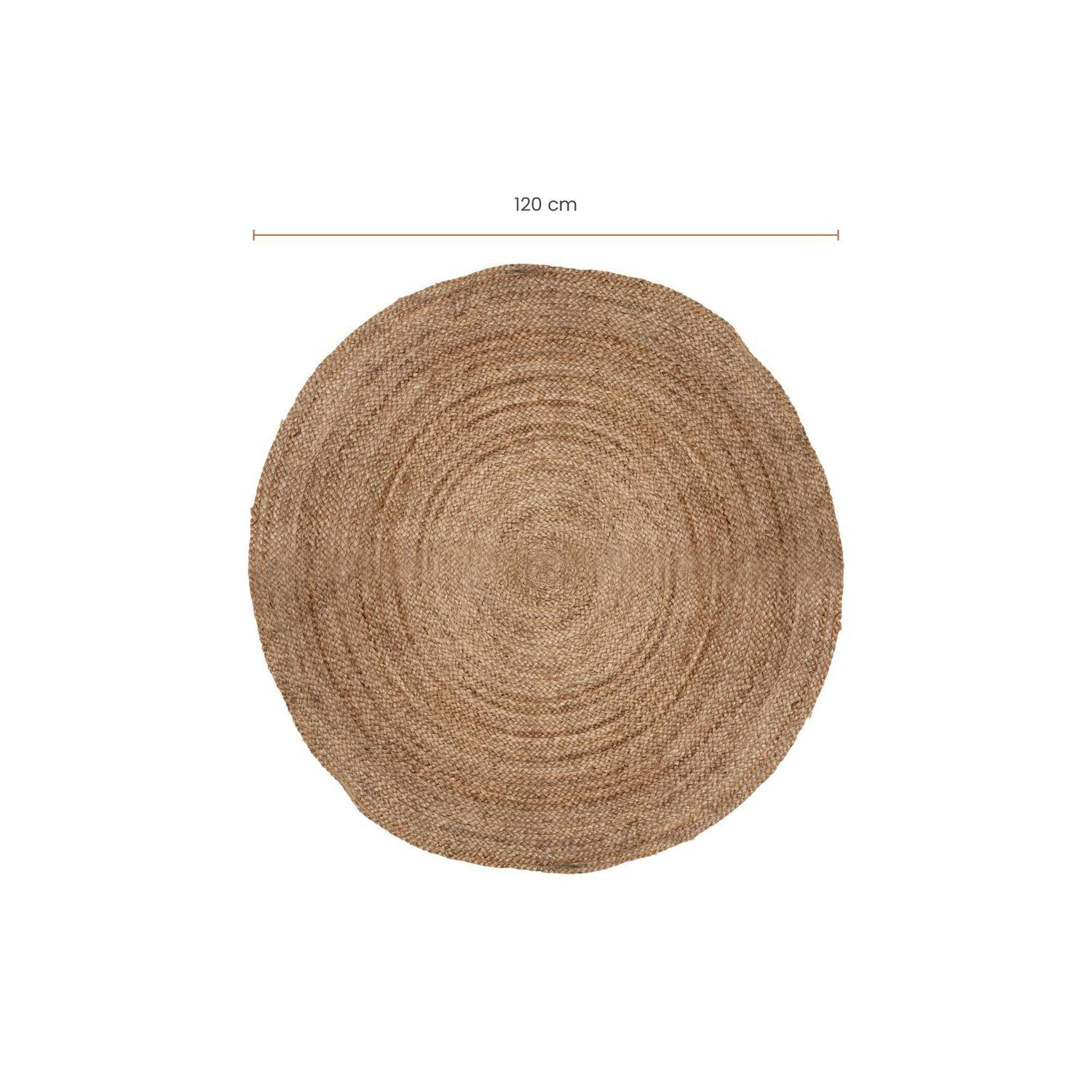 Alfombra Yute Redonda 120 cm Atmosphera-4