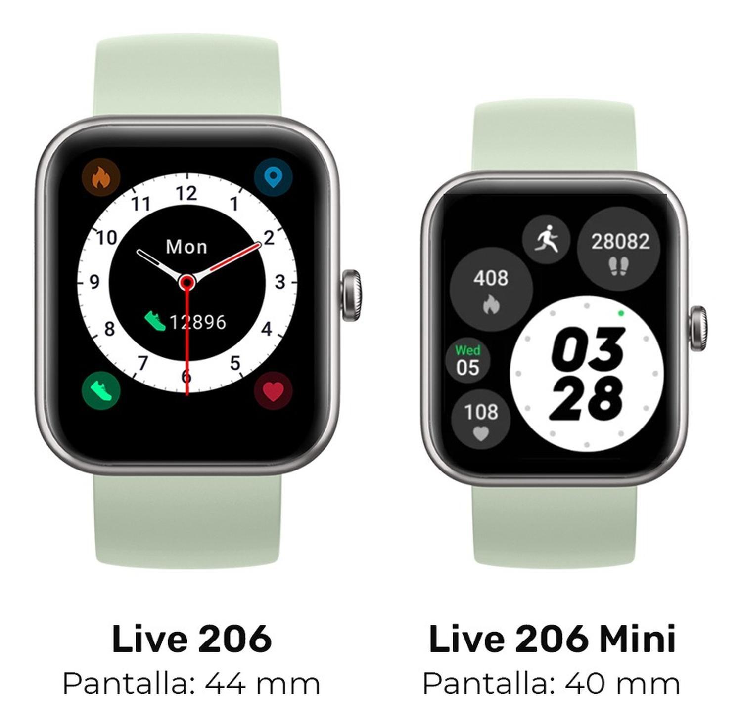Reloj Smartwatch Lhotse Live 206 42mm Light Green-7