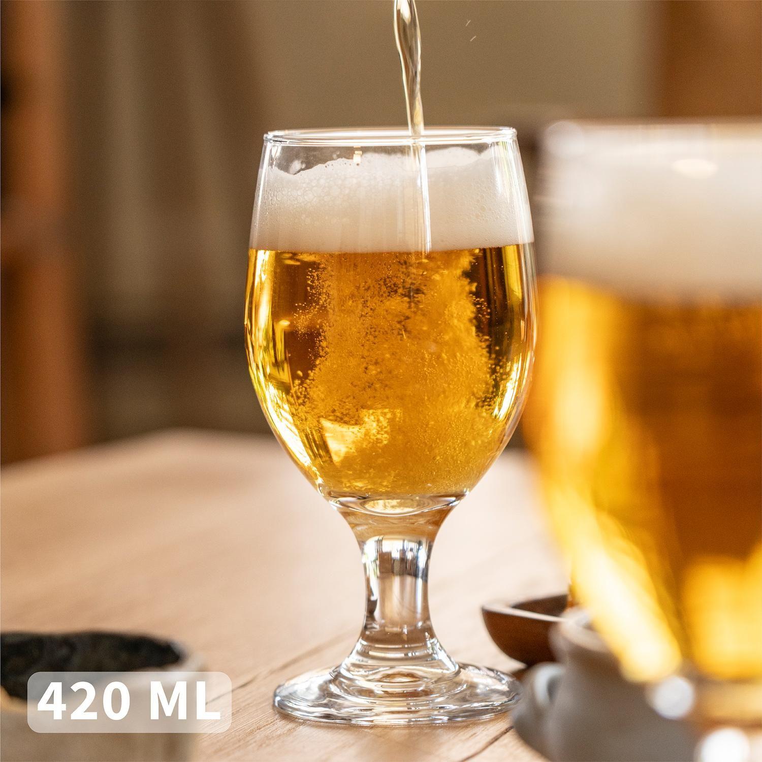 Set 6 Vaso Copa Cerveza Collins 420ml Simplit-2