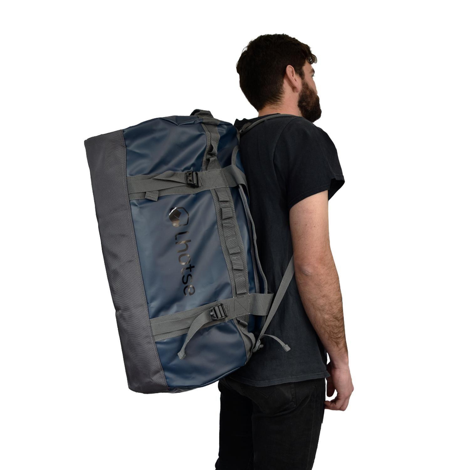 Bolso Deportivo Impermeable Duffel 70 lts Azul Lhotse-5