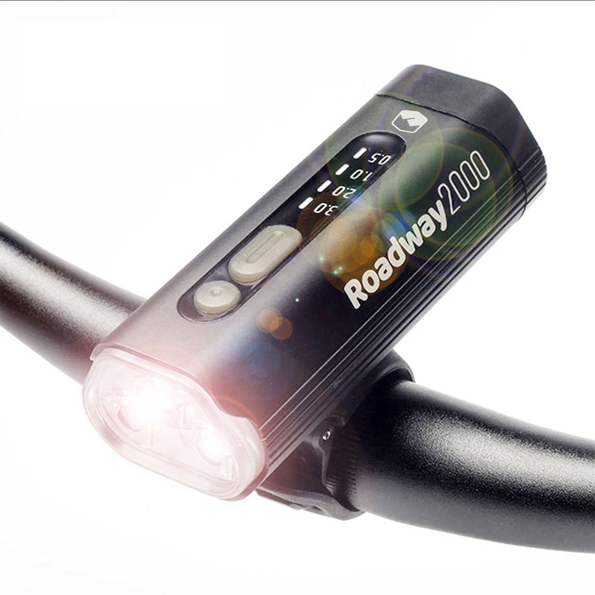 Luz de Bicicleta Foco Delantero Power Up 2000 Lúmenes Lhotse-2