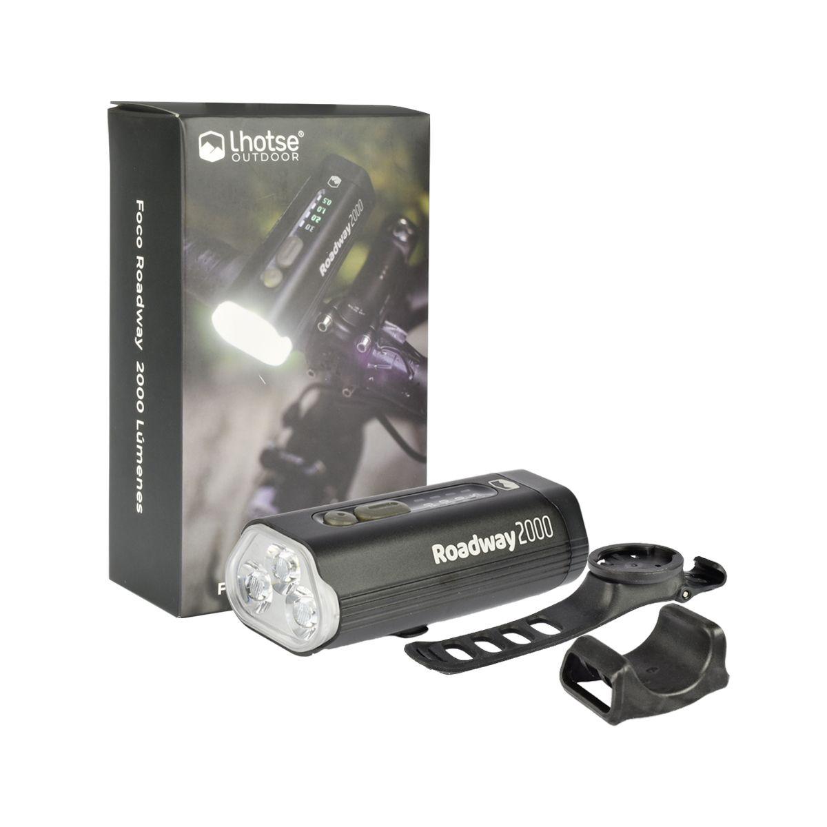 Luz de Bicicleta Foco Delantero Power Up 2000 Lúmenes Lhotse-6