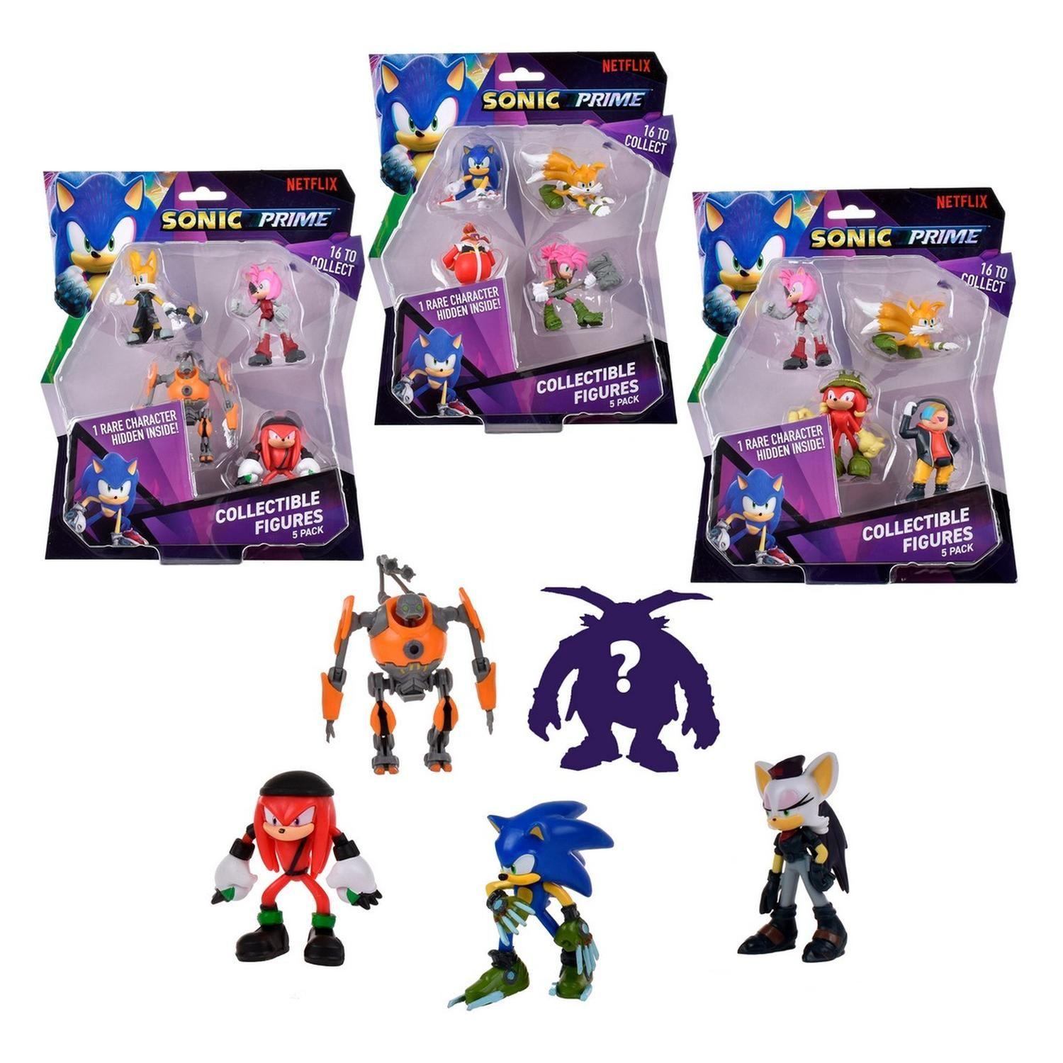 Pack 5 Figuras Sonic De 7 Cms-3