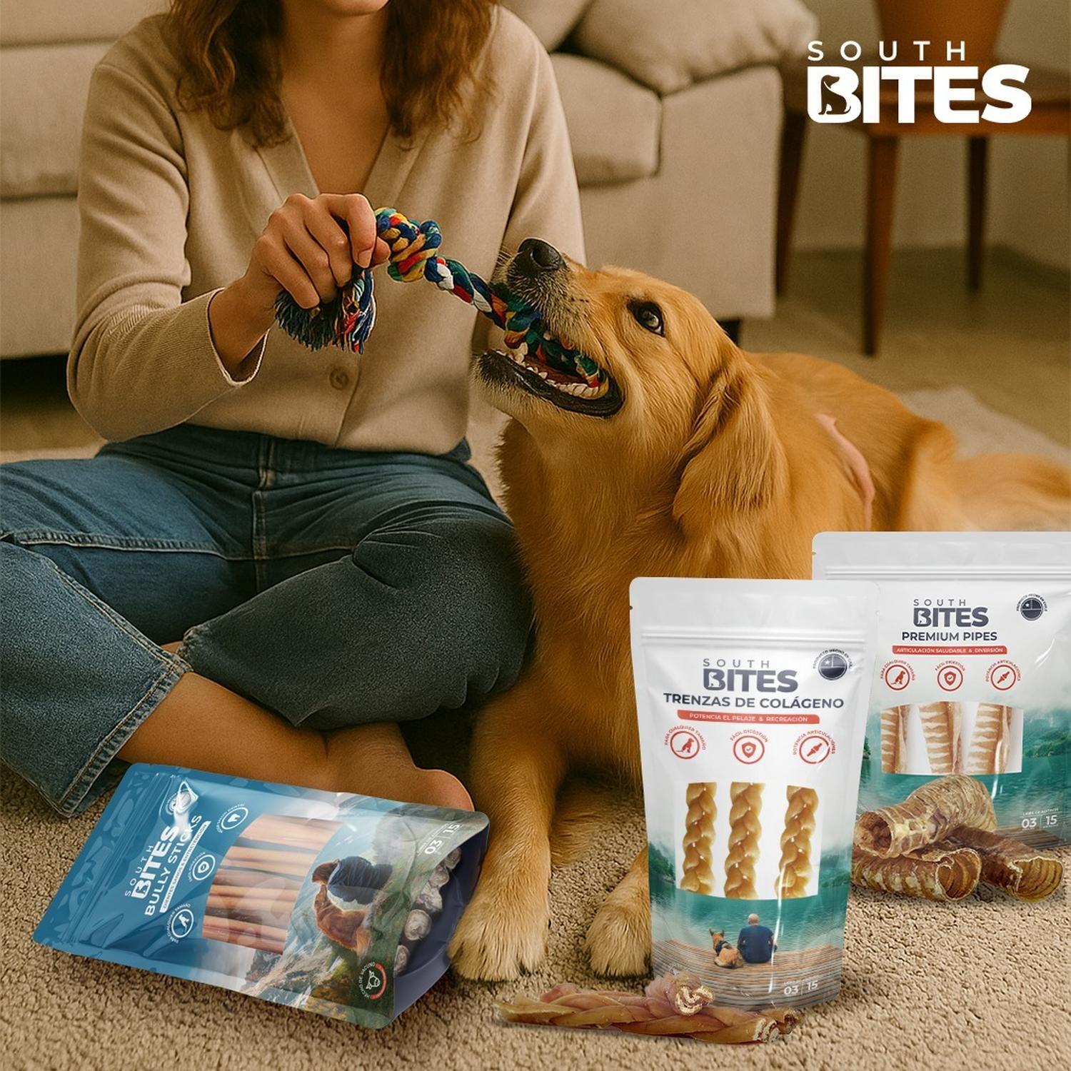 Pack Snack 1Bully sticks+1Trenzas Colágeno+1Premium Pipes-4