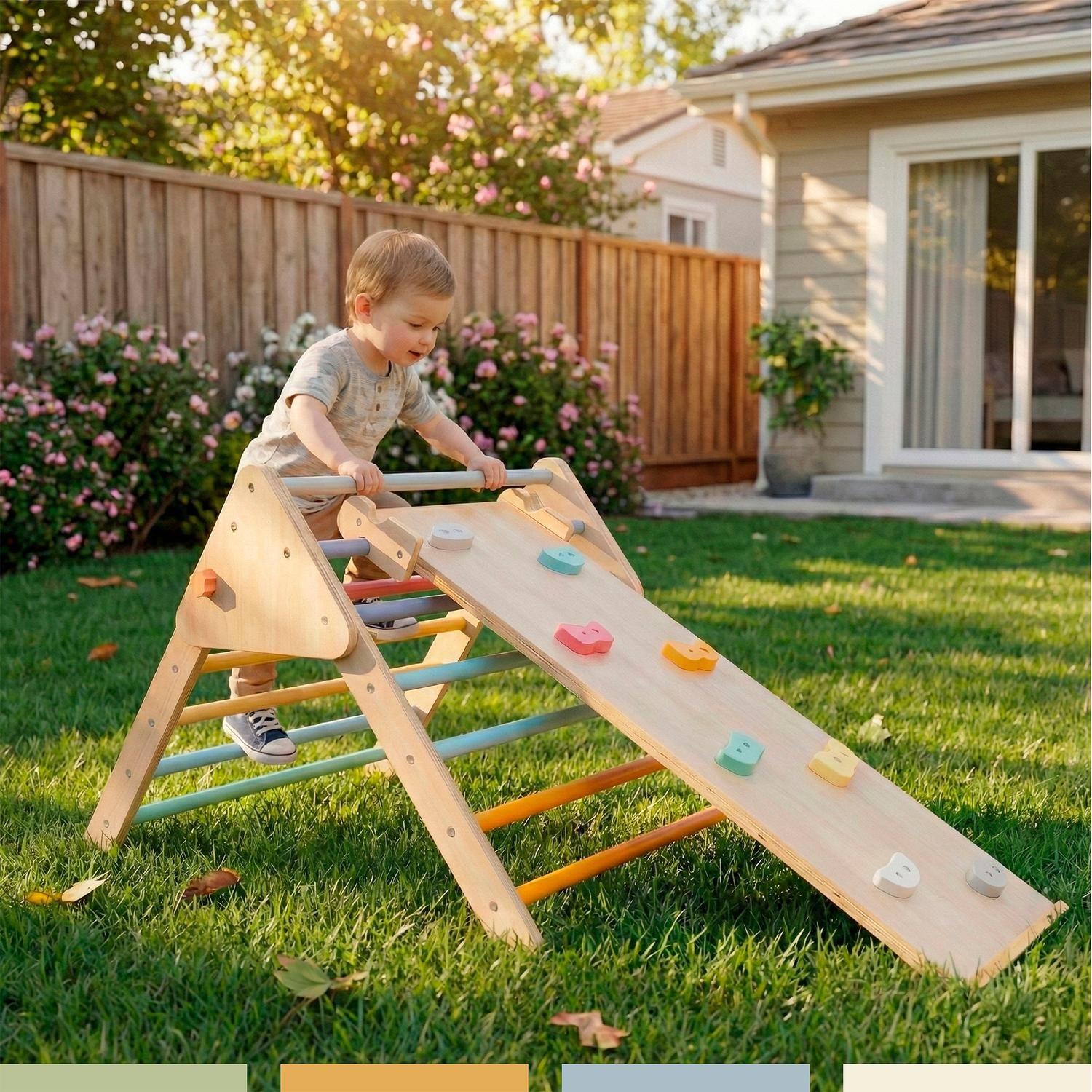 Torre Aprendizaje Infantil Pikler Escalada Montessori Bandú-4
