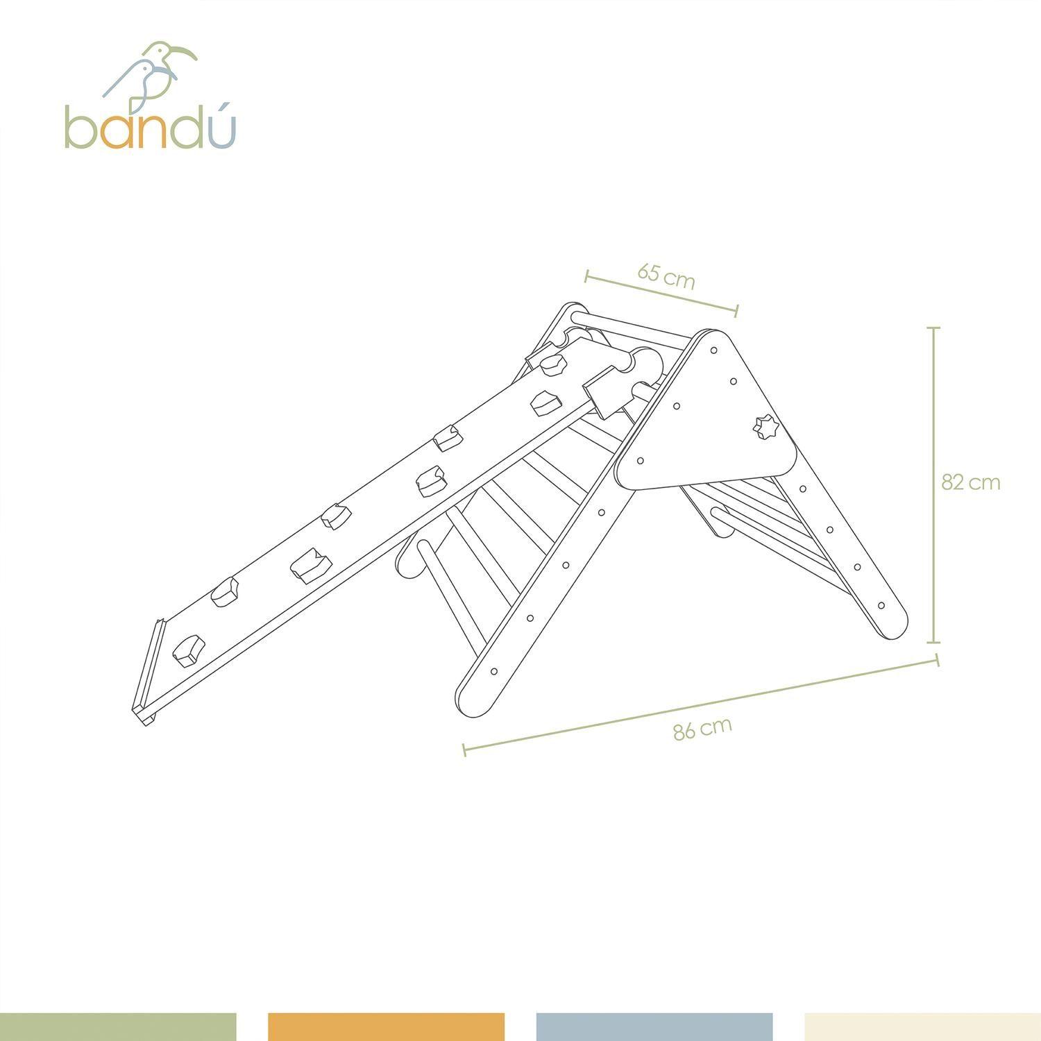 Torre Aprendizaje Infantil Pikler Escalada Montessori Bandú-5