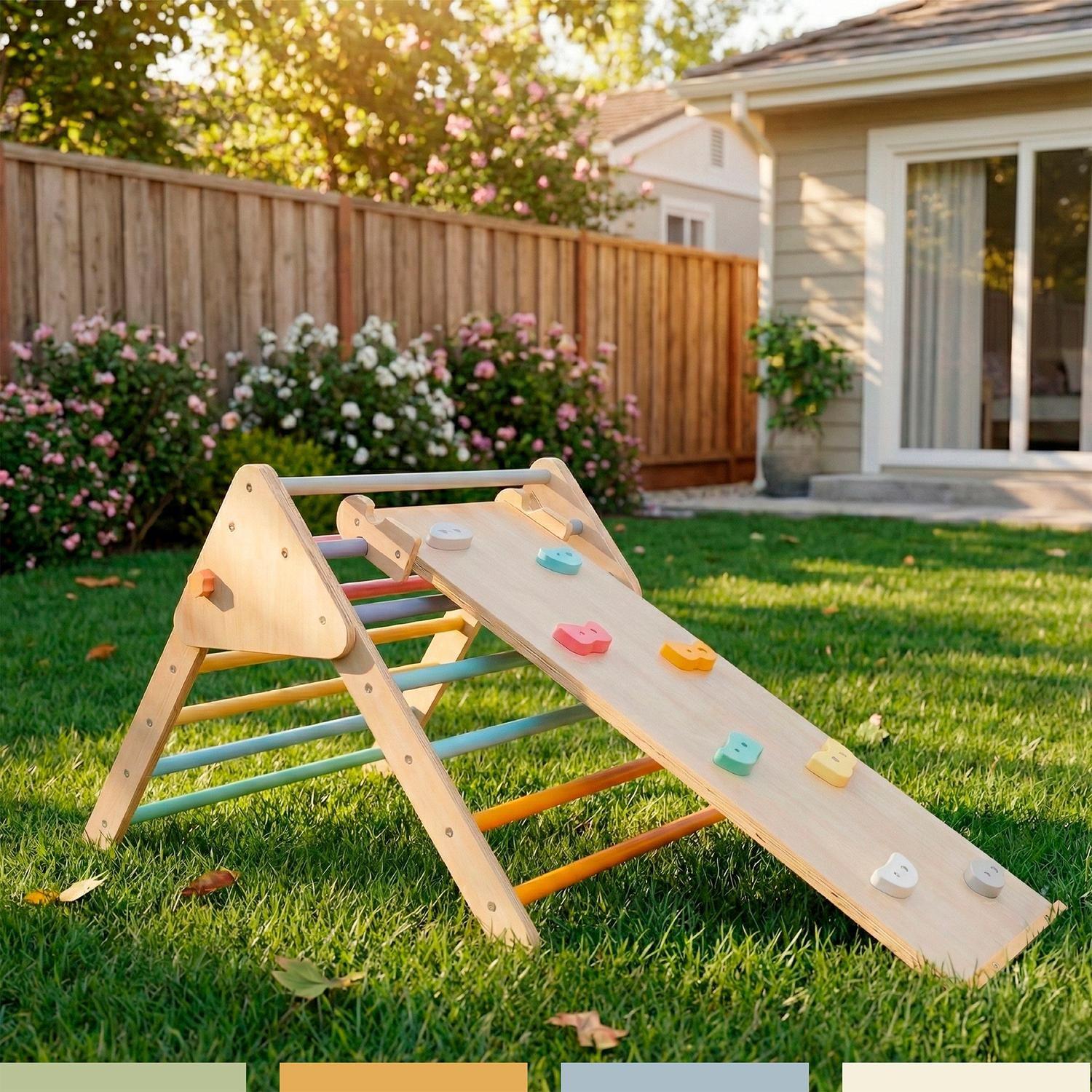 Torre Aprendizaje Infantil Pikler Escalada Montessori Bandú-6