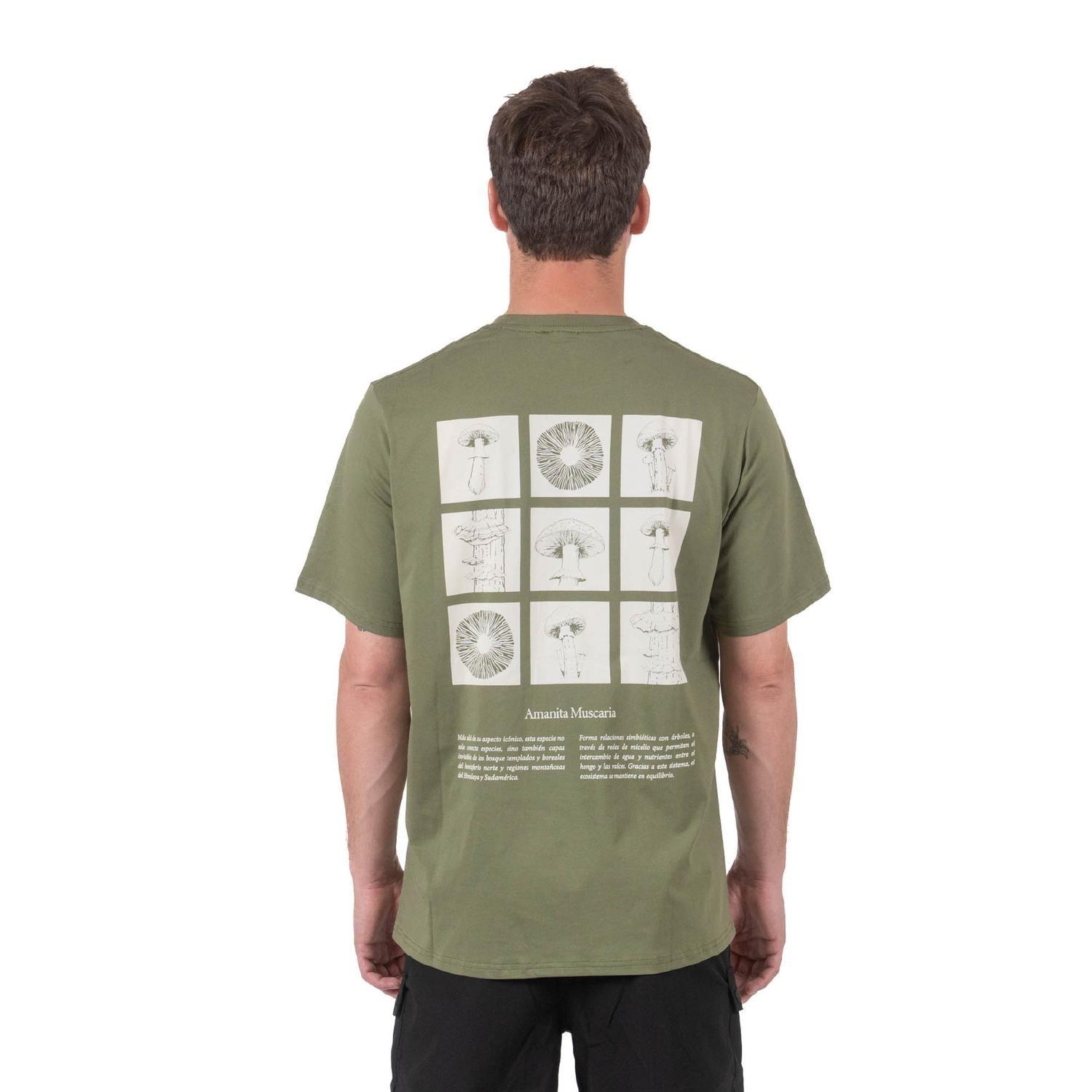 Polera Manga Corta Hombre Amanita Muscaria Lhotse-2