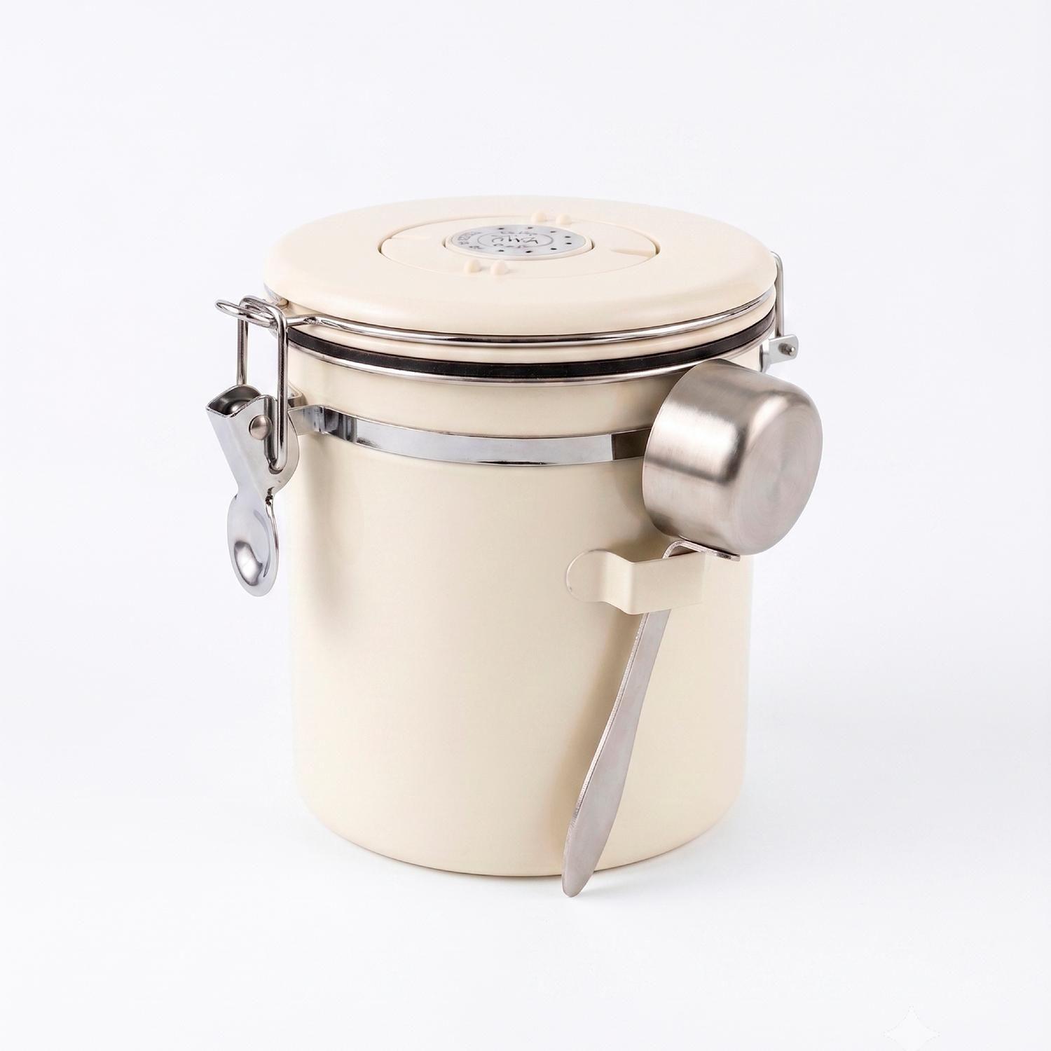 Contenedor Hermético De Café 1,5 Lts Acero Inoxidable Milán Simplit-0