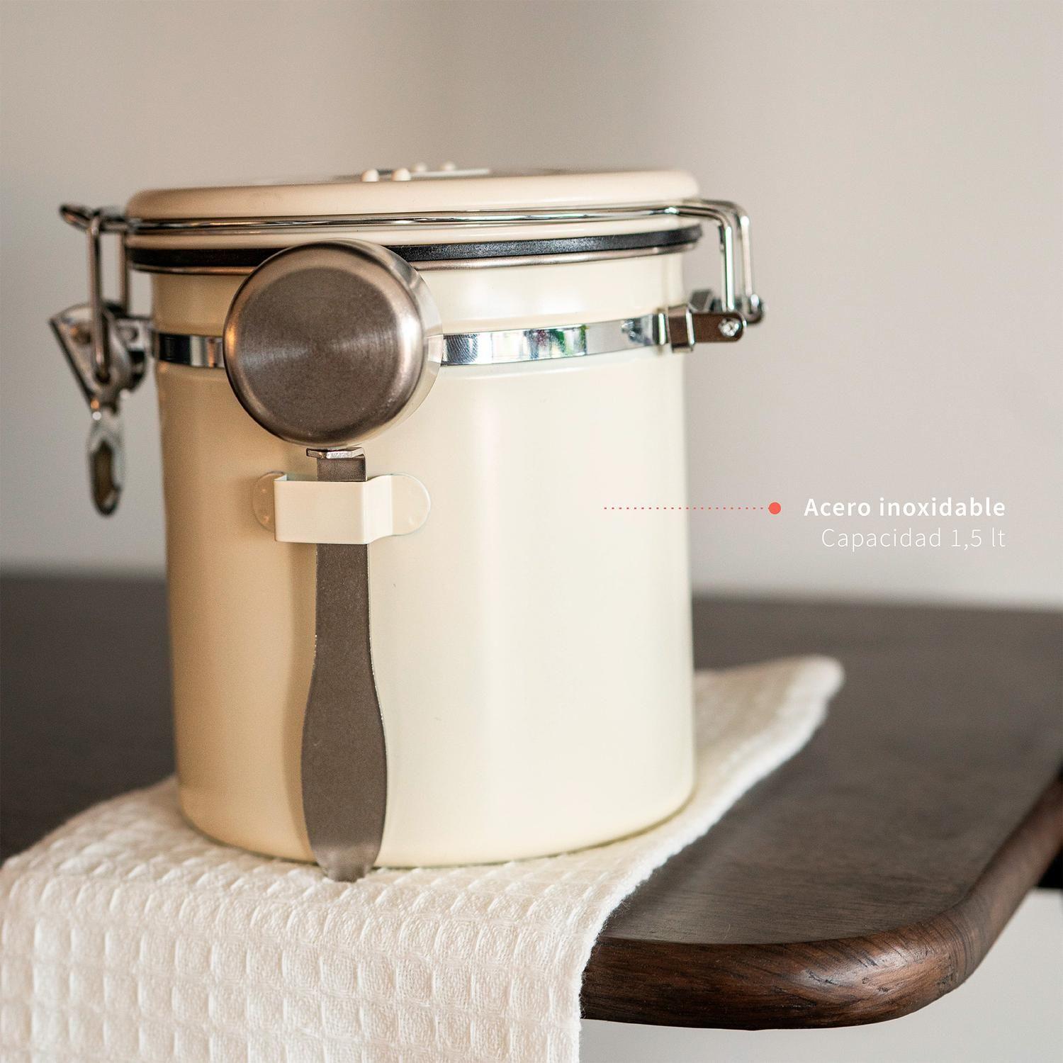 Contenedor Hermético De Café 1,5 Lts Acero Inoxidable Milán Simplit-2