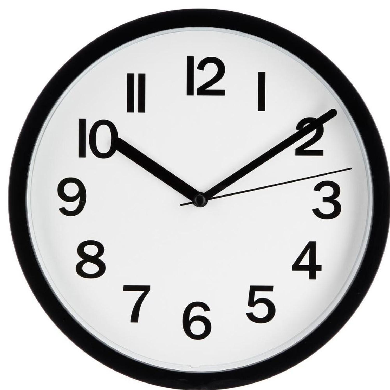 Reloj Cocina Loly 22 cm Atmosphera negro-0