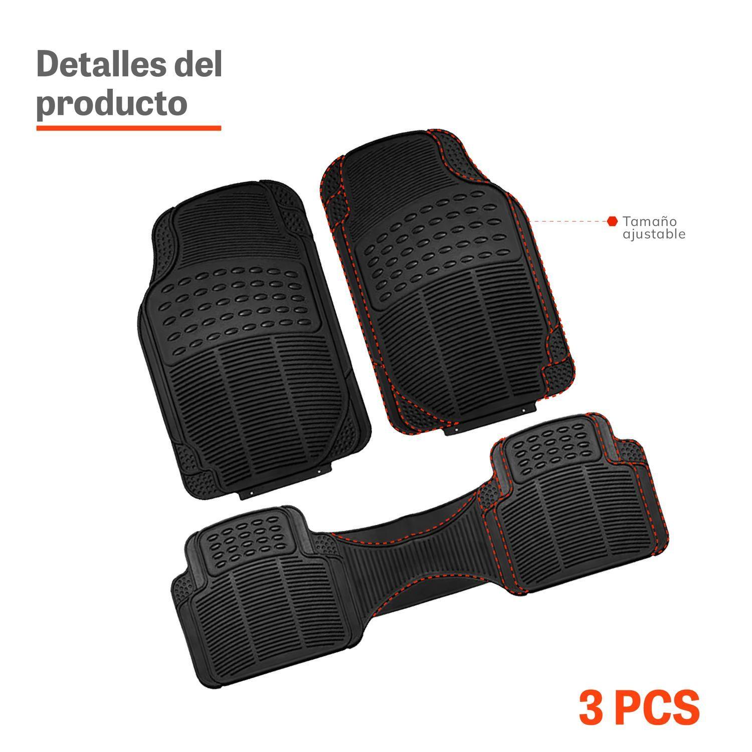 Alfombra Piso de Goma para auto Universal 3 piezas Xroad-3