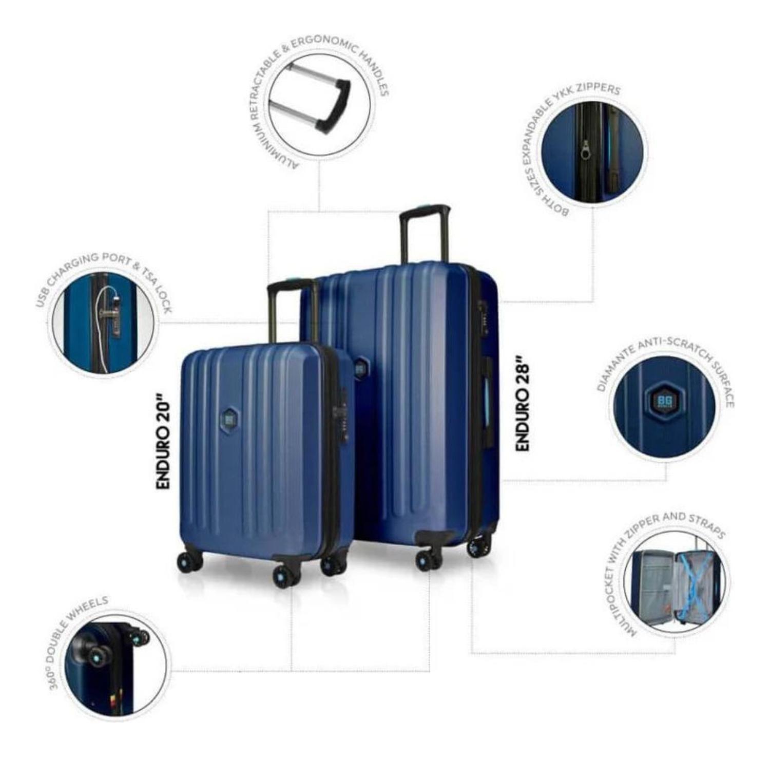 Bg Berlin Enduro Pack Duo Azul (Maletas L+Cabina)-1