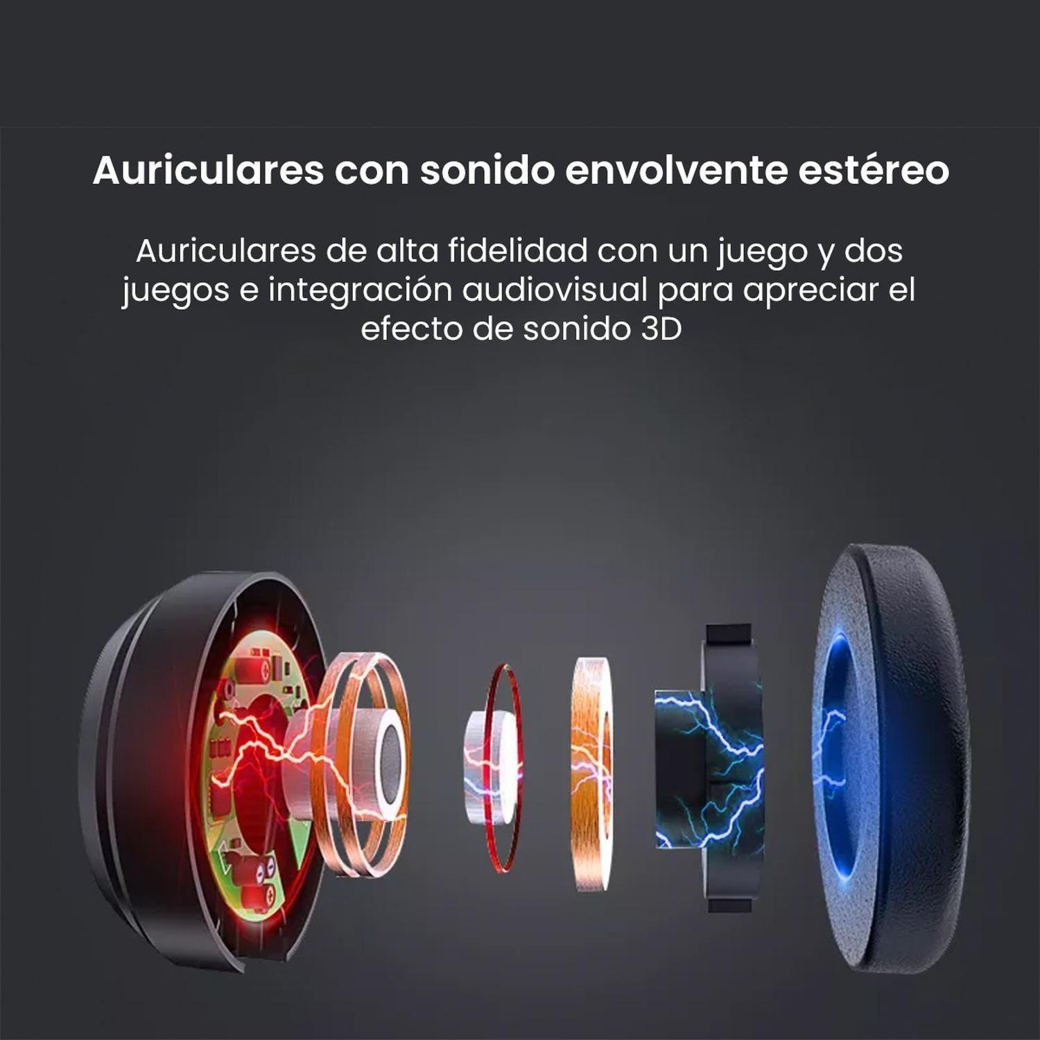 Lentes de Realidad Virtual Vr Box Ultra + Audífonos Levo-4