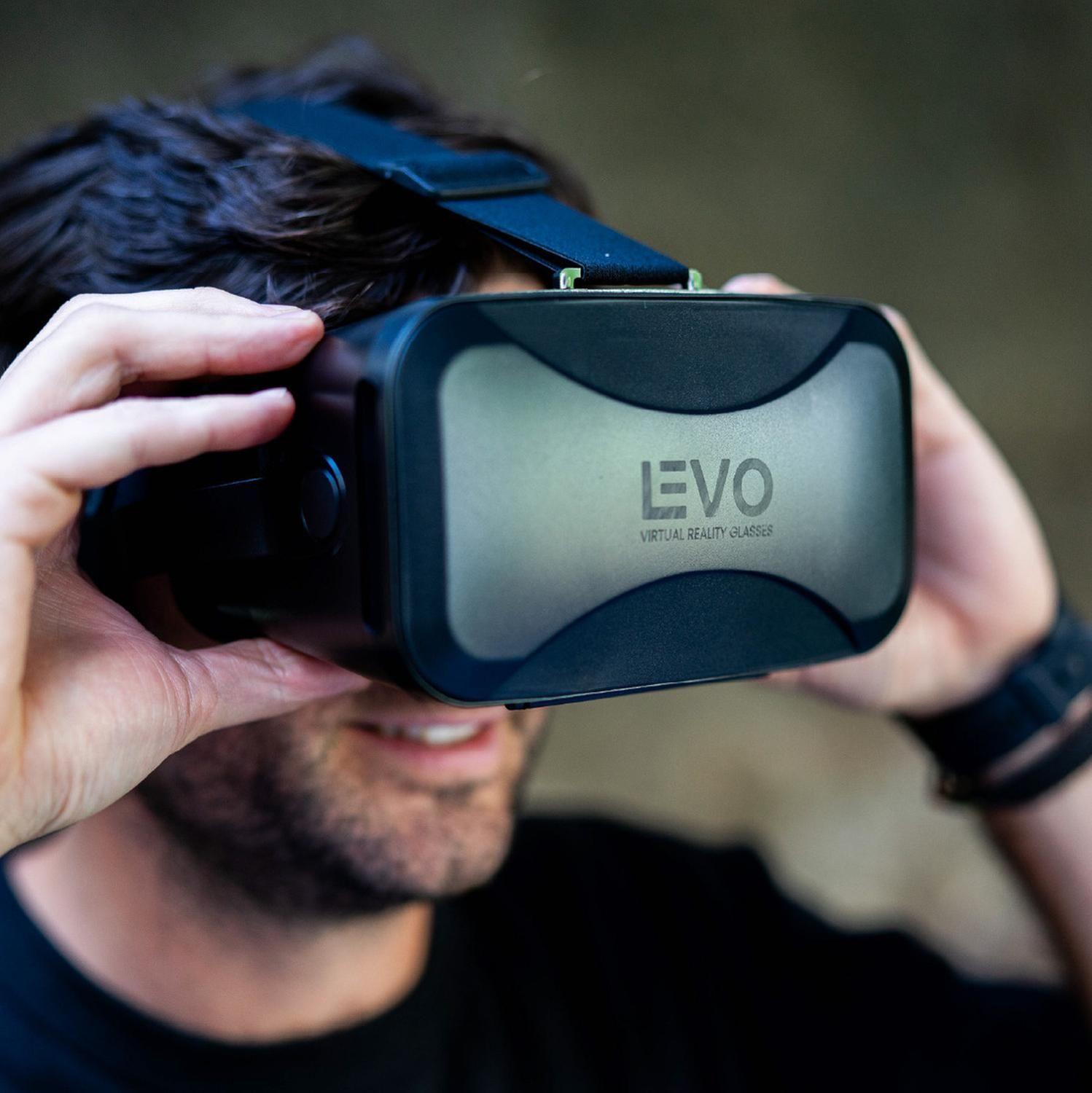 Lentes de Realidad Virtual Vr Box Ultra + Audífonos Levo-6