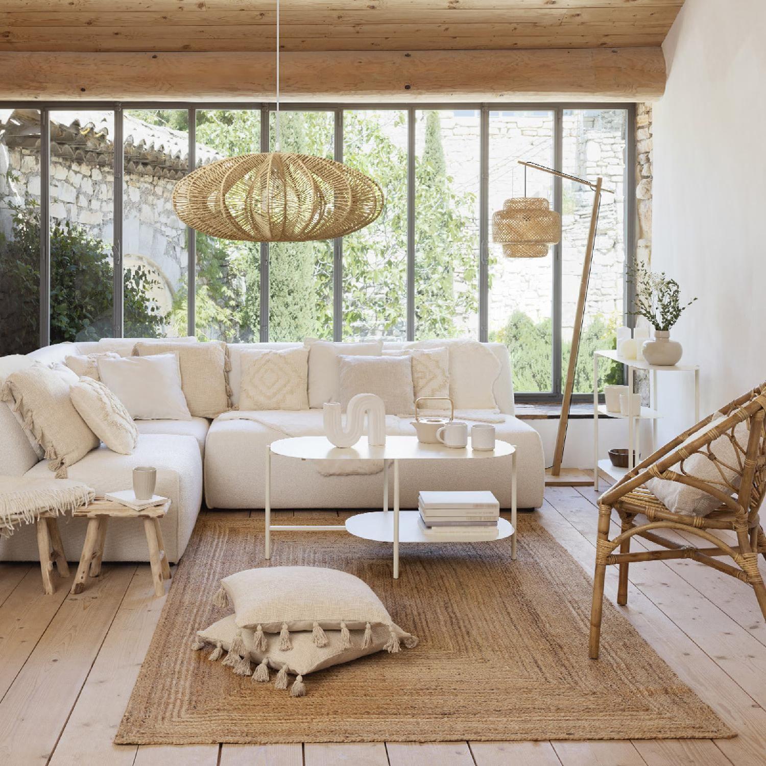 Lámpara de Pie Arco Liby Bambú Natural 173 cm de Atmosphera-5