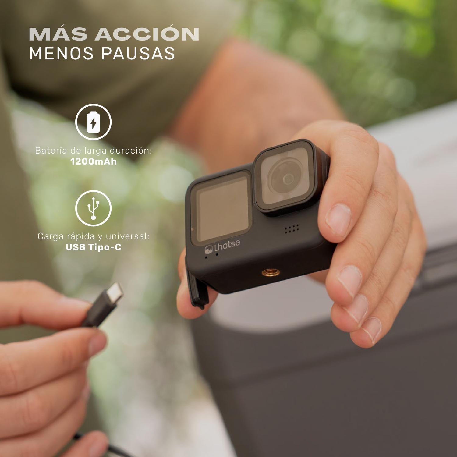 Cámara de Acción Deportiva Summit 5k 30fps Accesorios-4